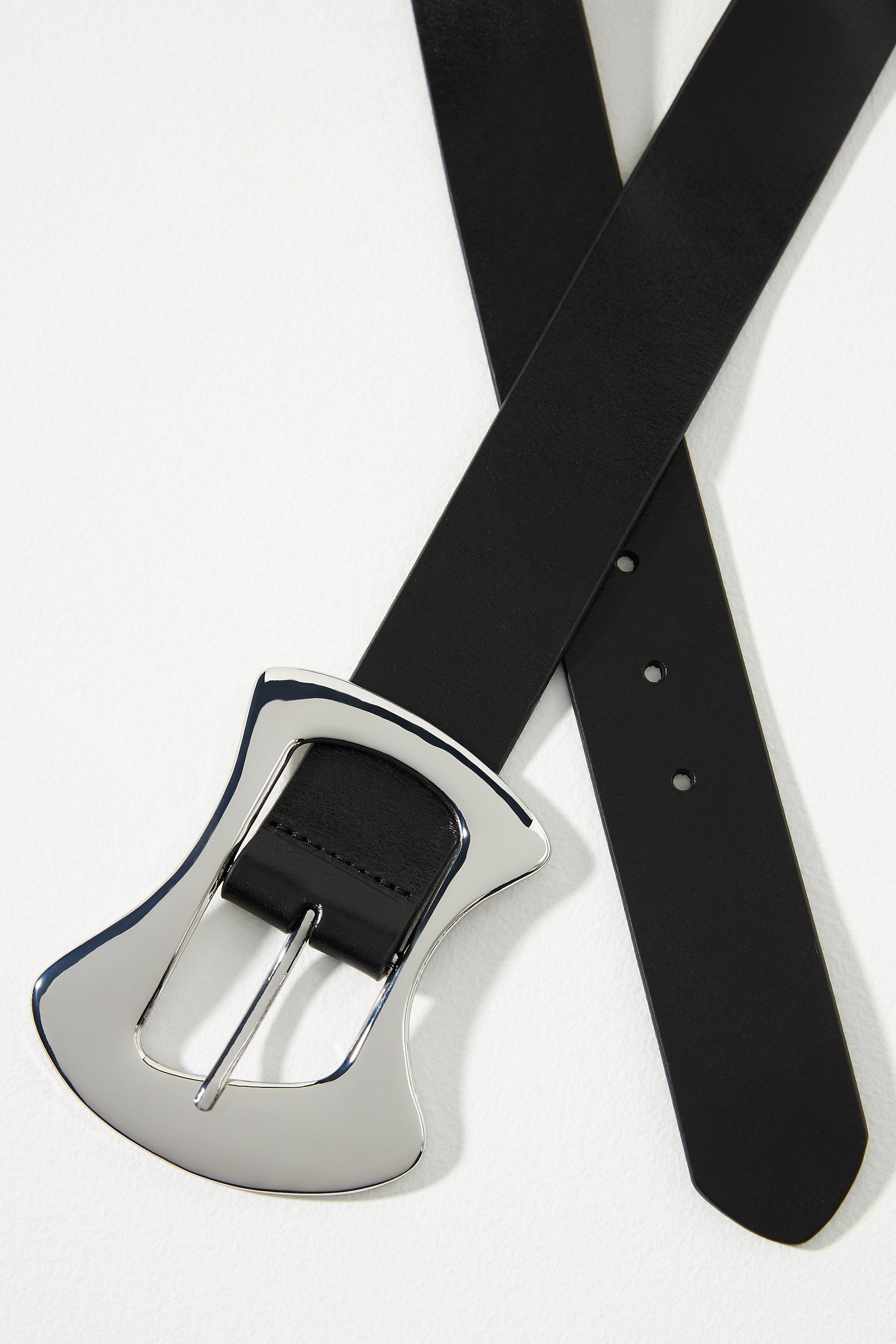 Statement Buckle Belt, Black, , large image number 4