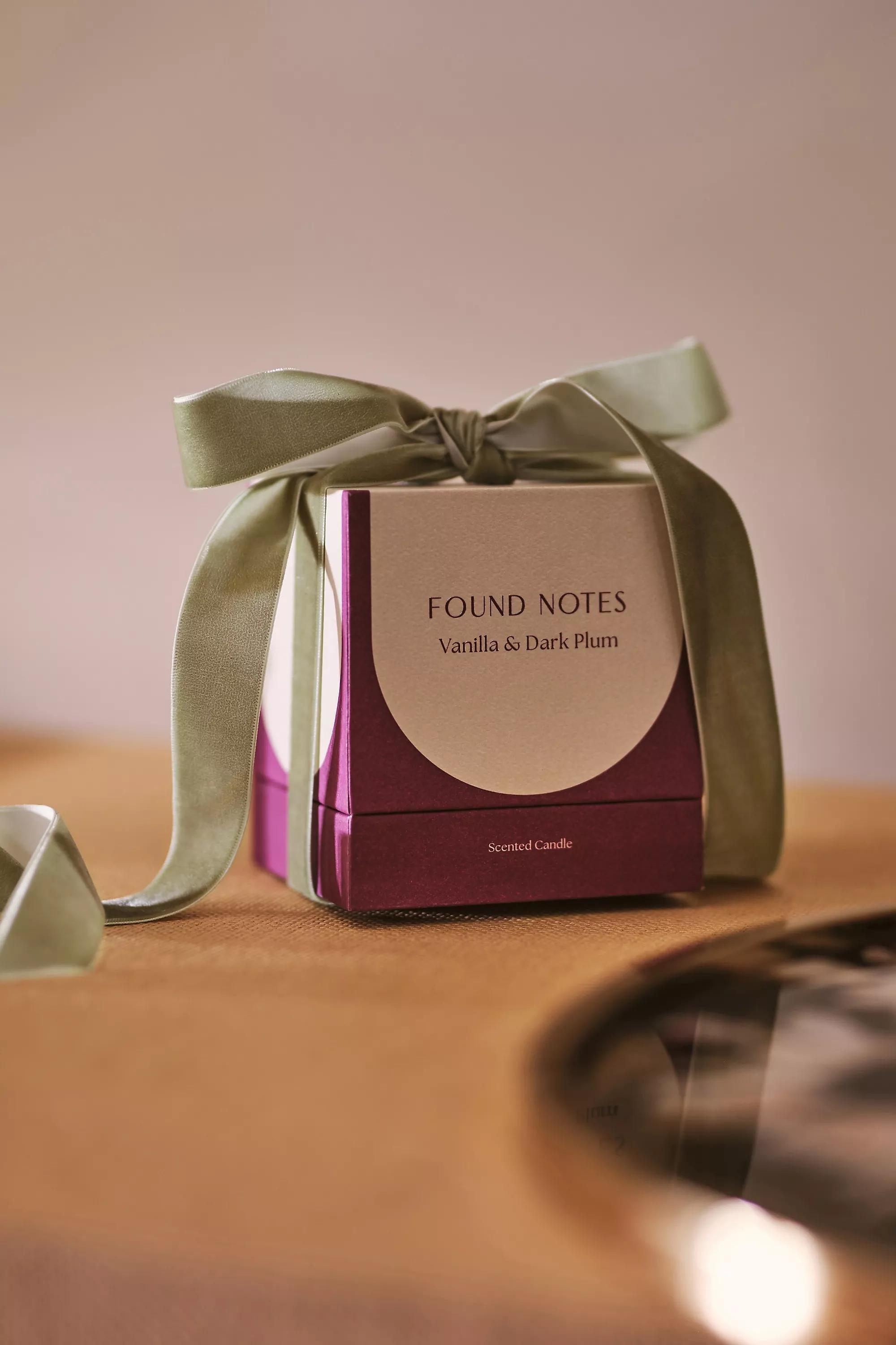 Dark Plum Boxed Candle, Cream, A501_0011, large image number 3