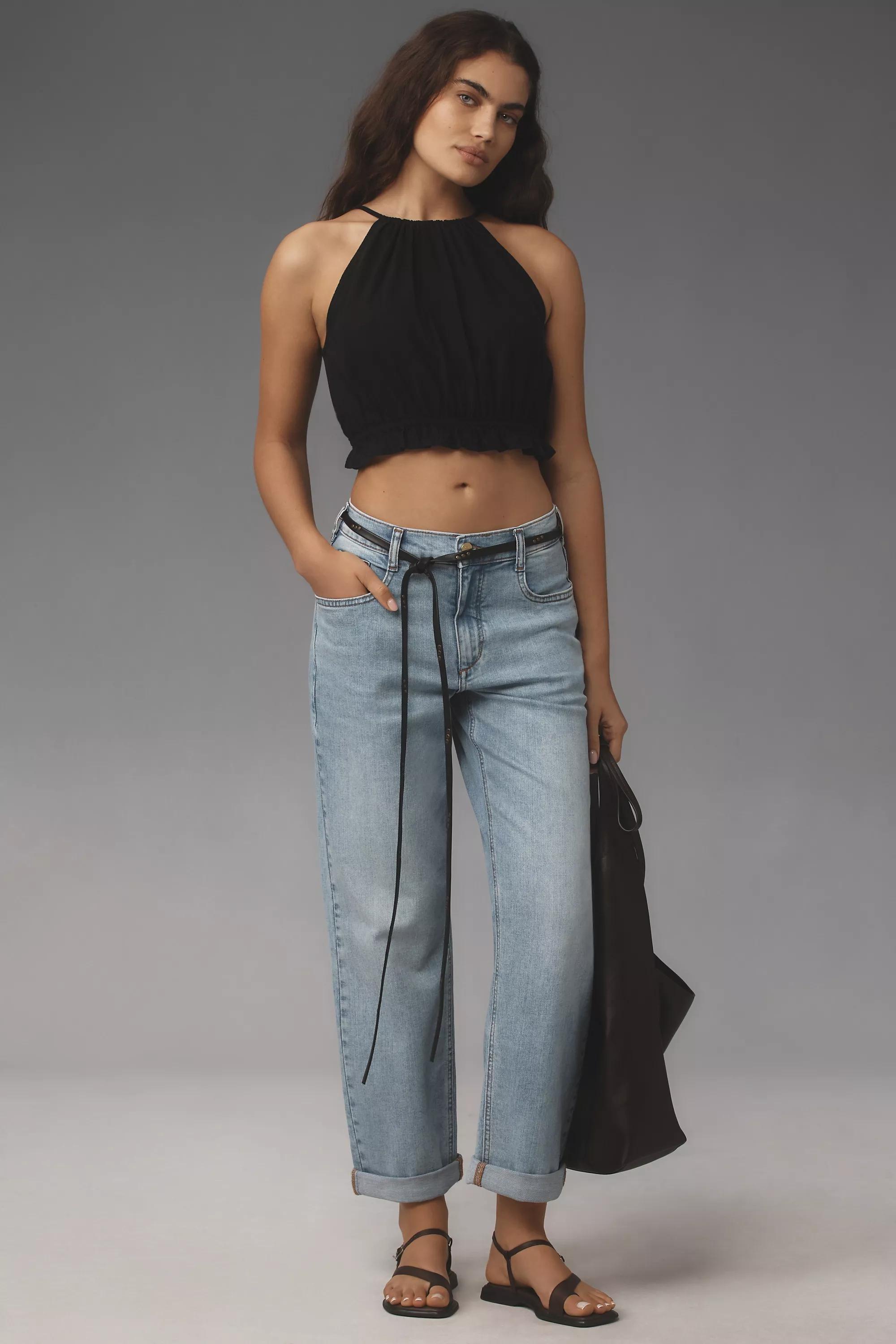 Anthropologie Pilcro Cropped Jeans, Blue, , large image number 0