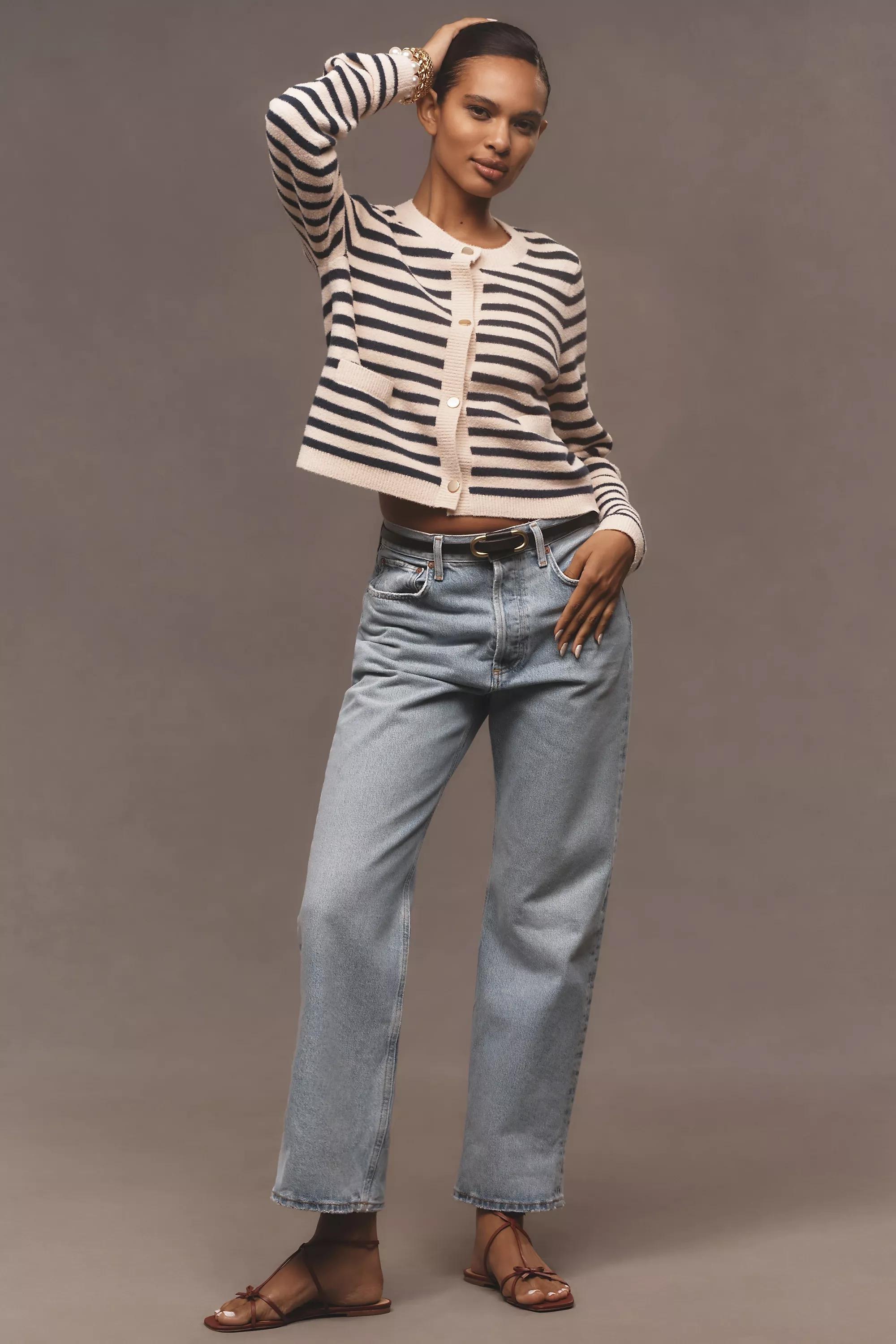 Anthropologie Pilcro Cropped Jeans, Blue, , large image number 4