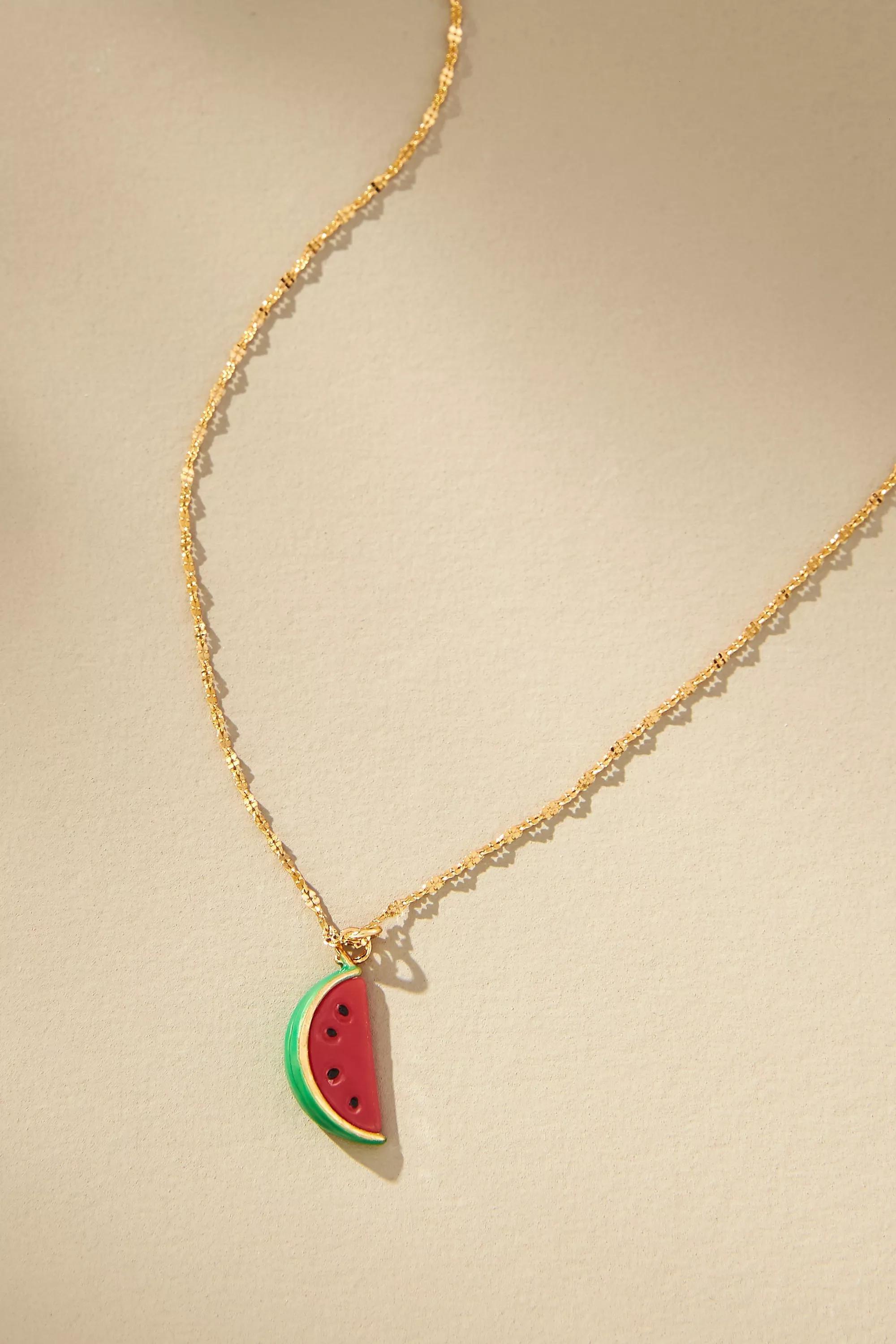 Fruit Pendant Necklace, Kids Girls, A501_0066, large image number 1