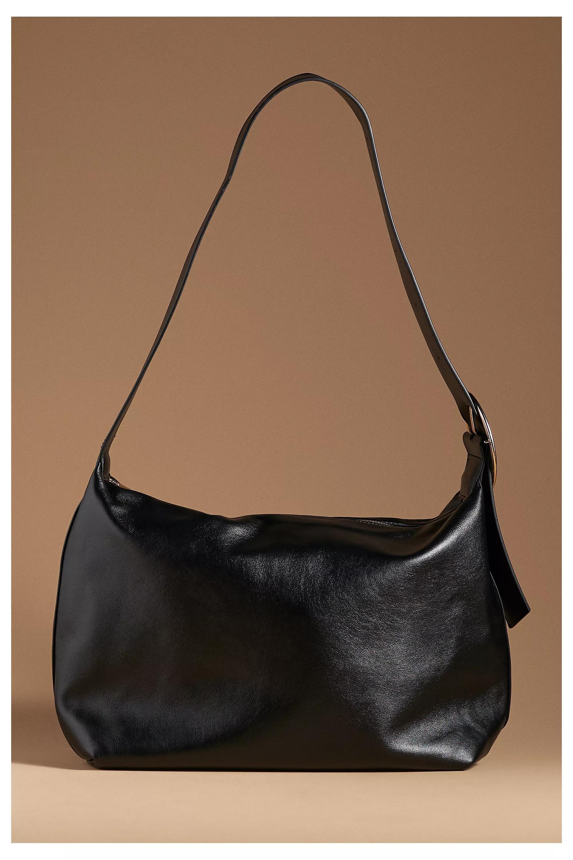 Anthropologie Plain Handmade Bag, Black, A501_0001, large image number 1