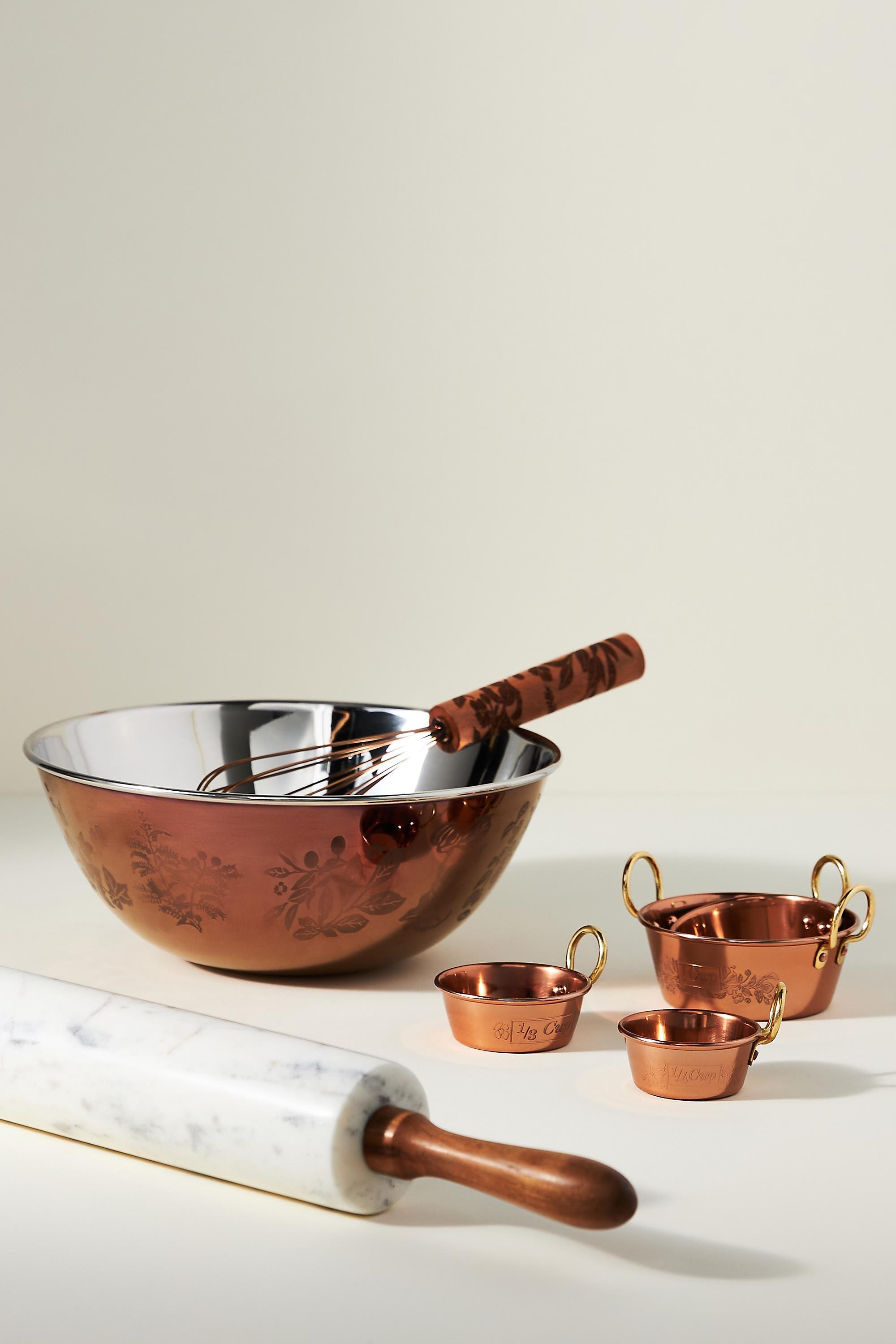 COPR Foliage Copper Measuring Cups, Set of 4, A501_0028, large image number 2