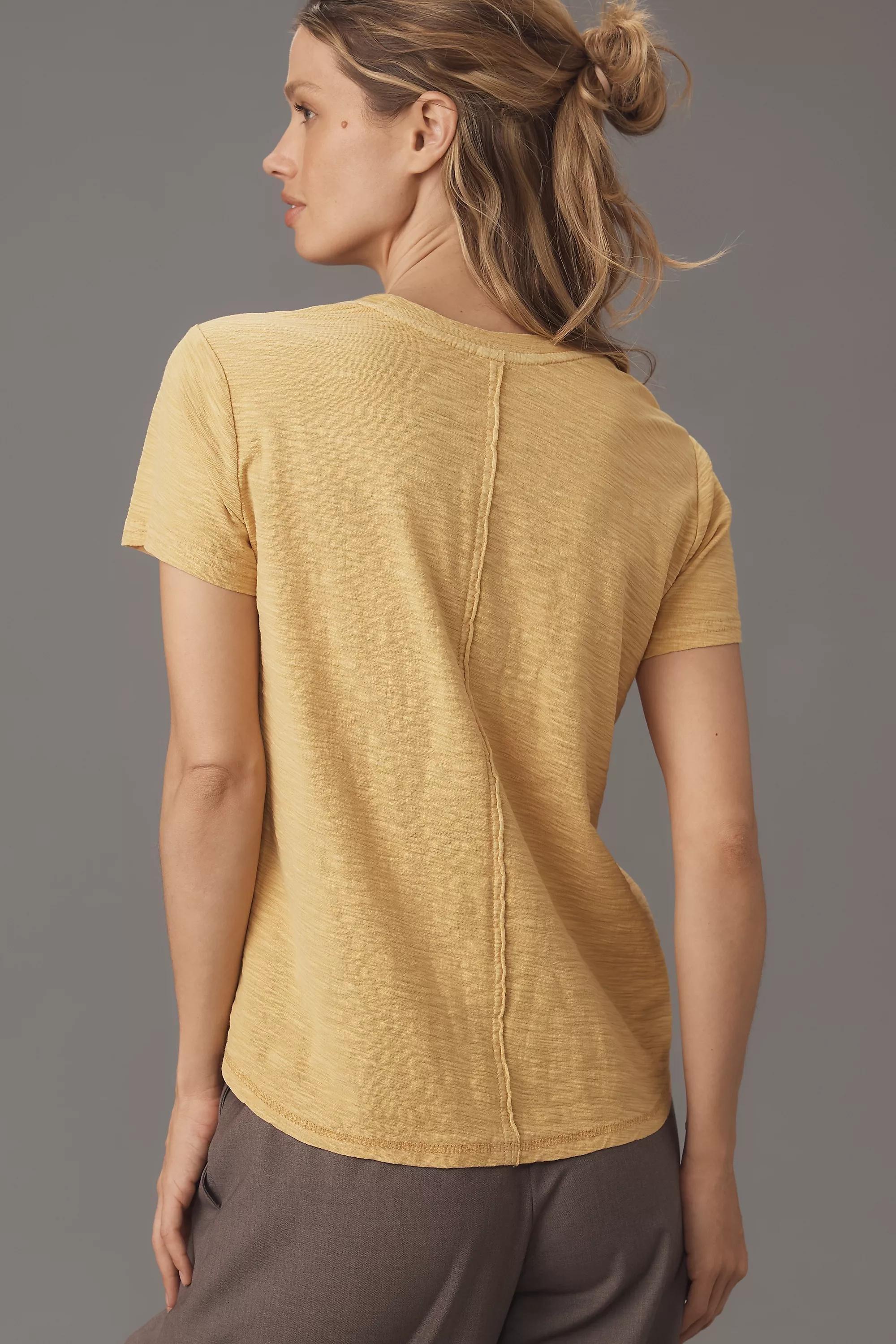Anthropologie Textured Basic Athleisure, Gold, , large image number 1