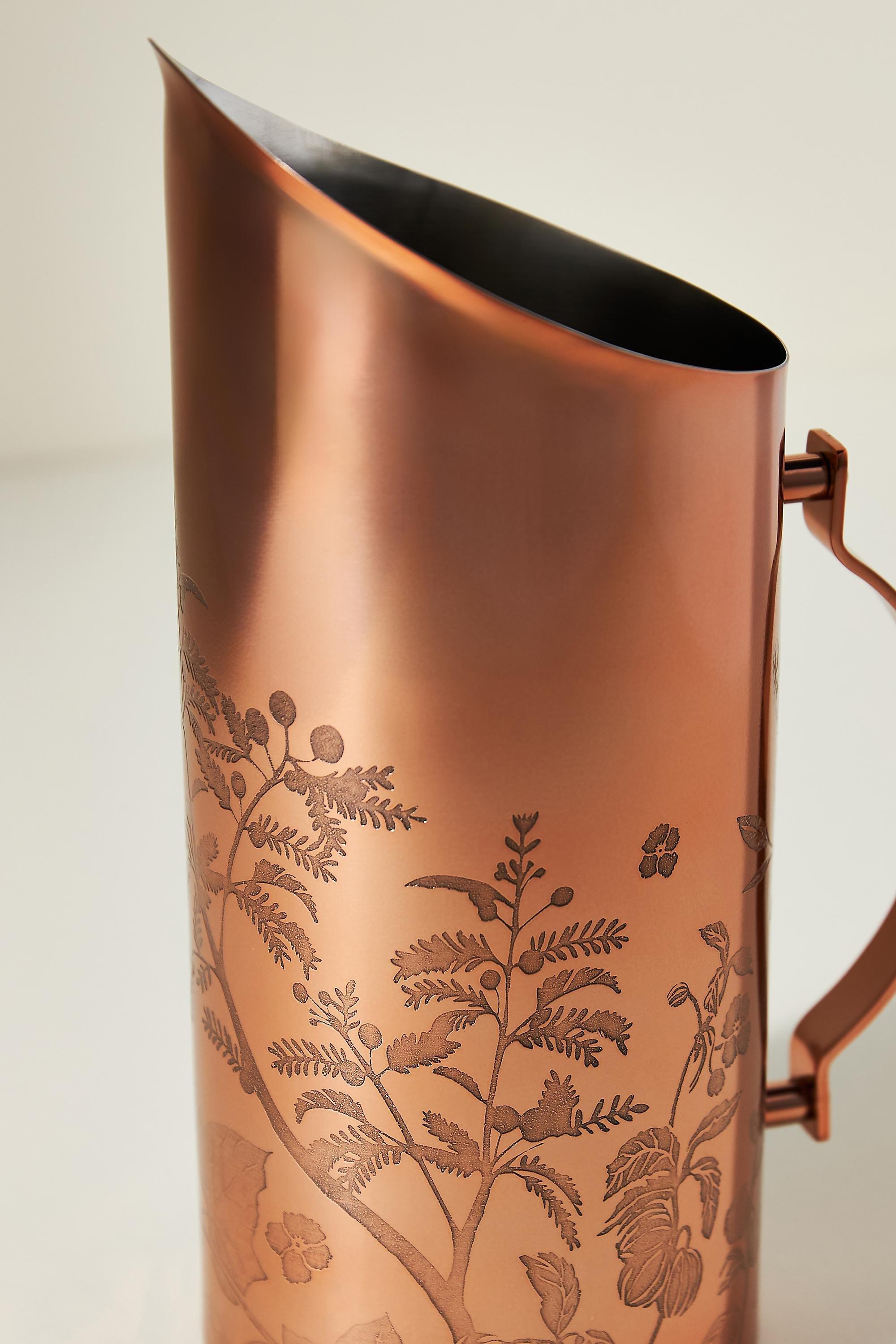 Foliage Copper Mixing Bowl, Copper, A501_0028, large image number 2
