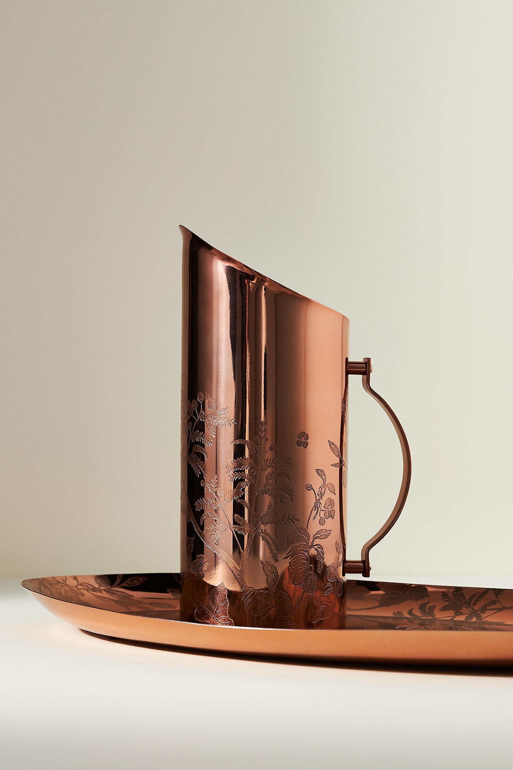 Foliage Platter, Copper, A501_0028, large image number 1