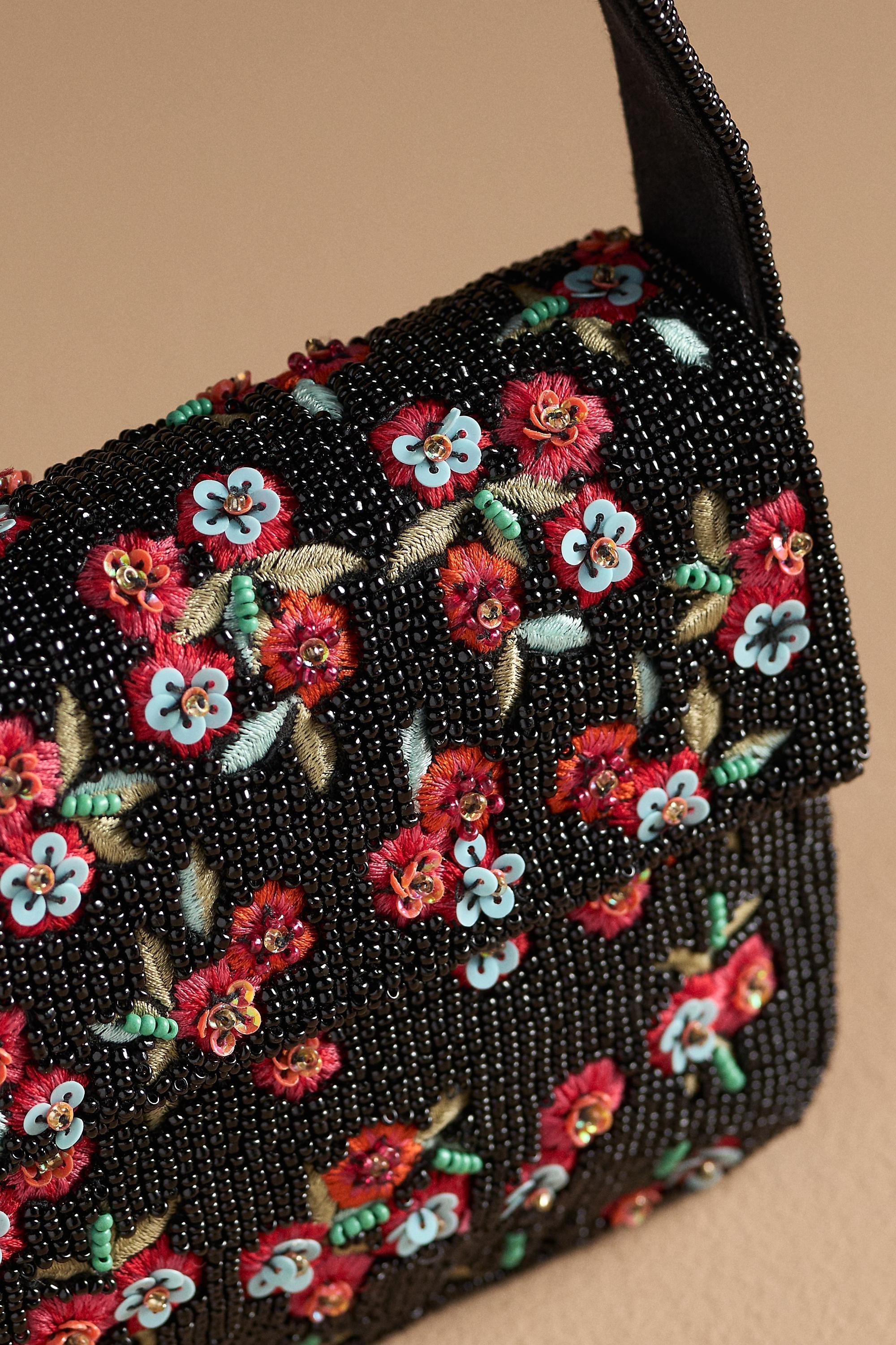 Anthropologie Embroidered Cross-Body, Pink, A501_0009, large image number 2