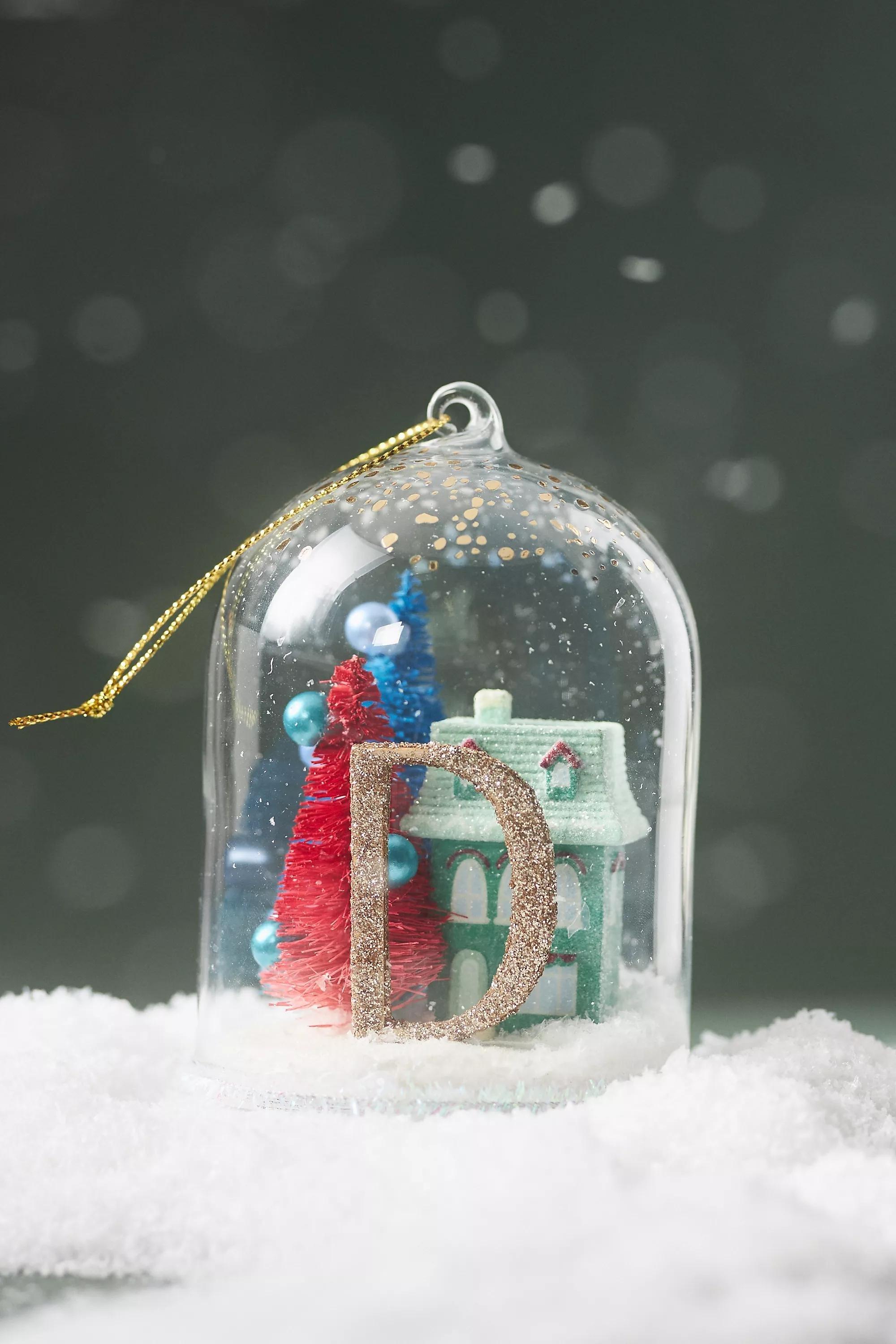 D Home For The Holidays Monogram Ornament, Multicolour, A501_0904, large image number 0