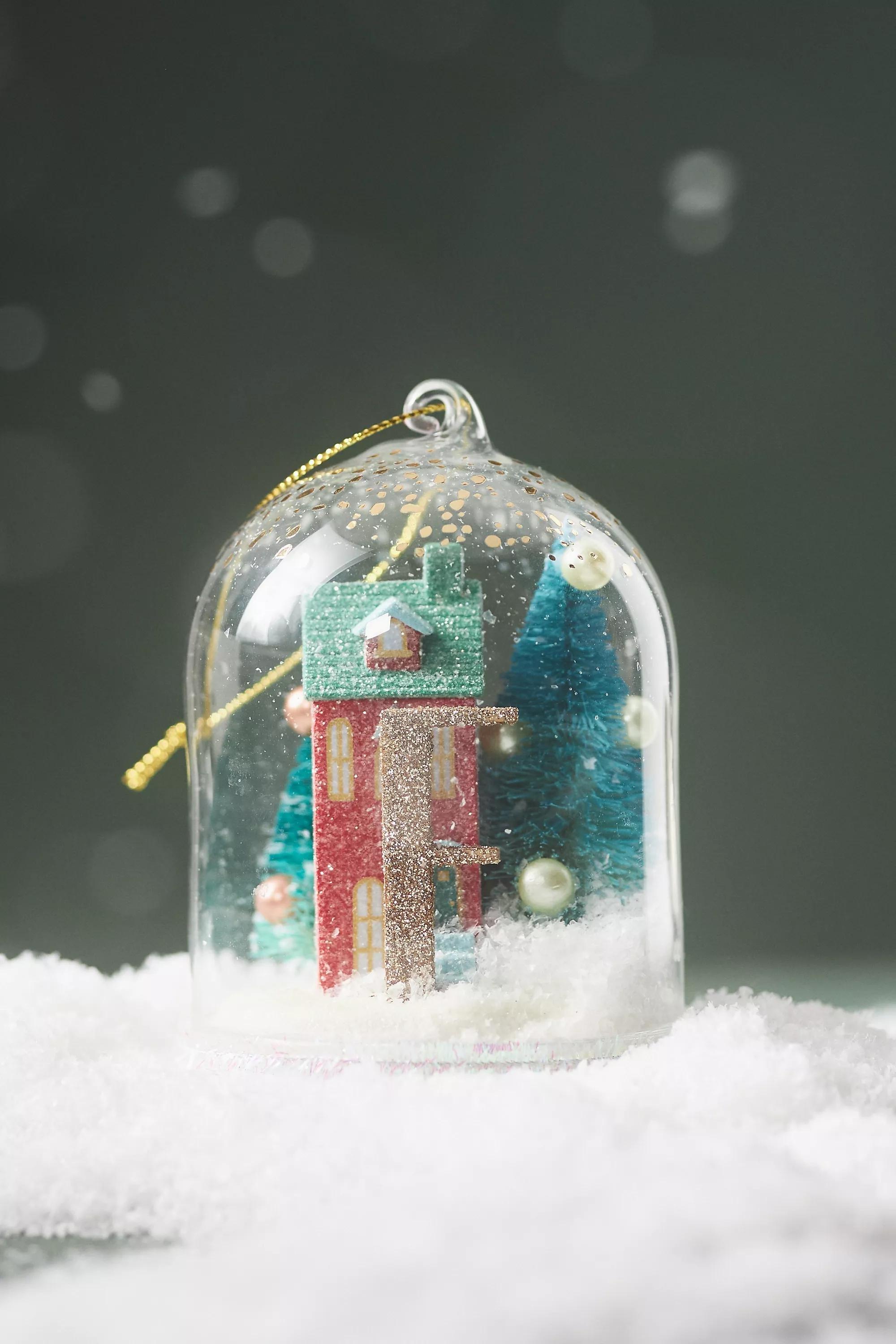 F Home For The Holidays Monogram Ornament, Multicolour, A501_0906, large image number 0