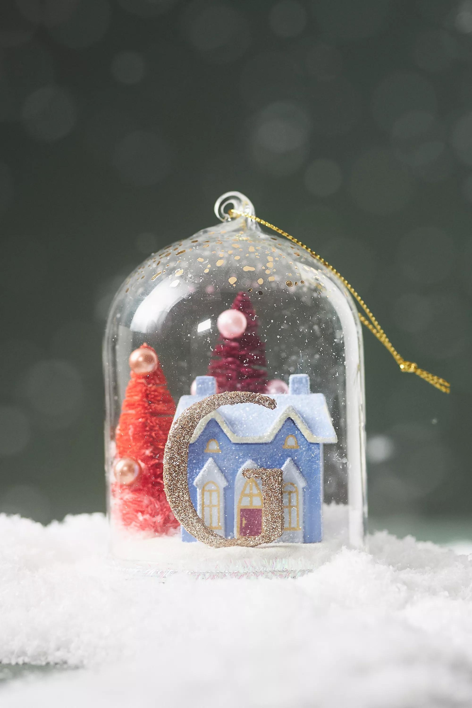 G Home For The Holidays Monogram Ornament, Multicolour, A501_0907, large image number 0