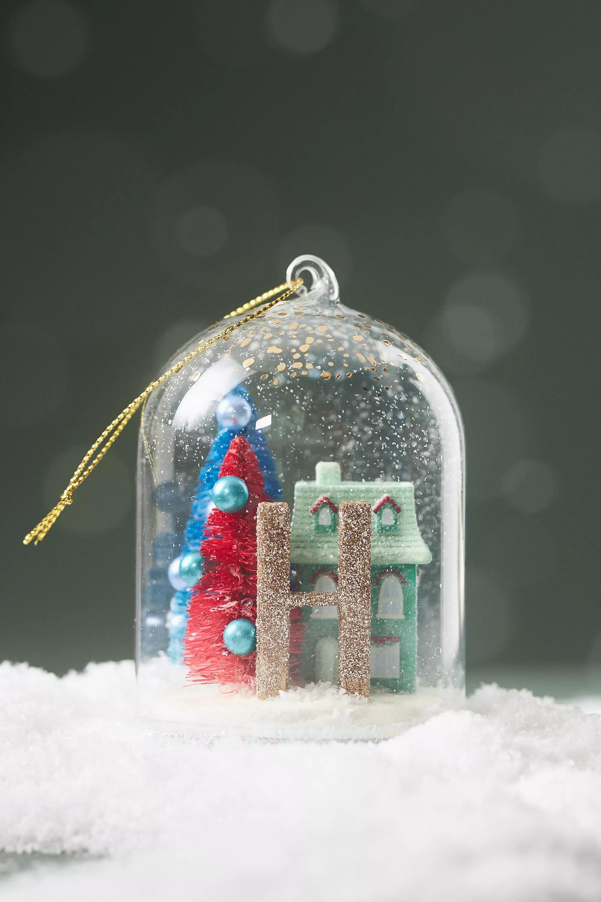 H Home For The Holidays Monogram Ornament, Multicolour, A501_0908, large image number 0