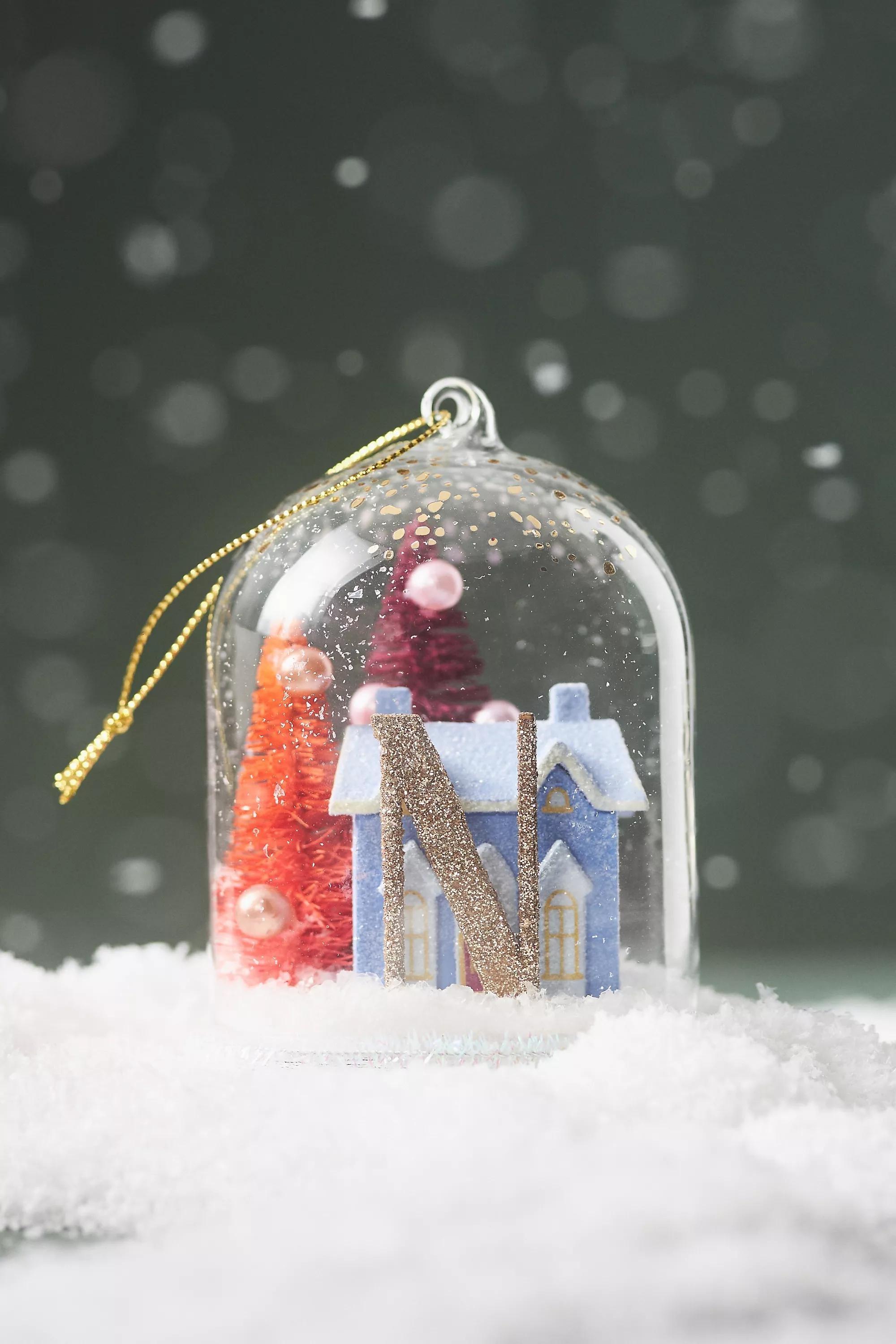 N Home For The Holidays Monogram Ornament, Multicolour, A501_0914, large image number 0