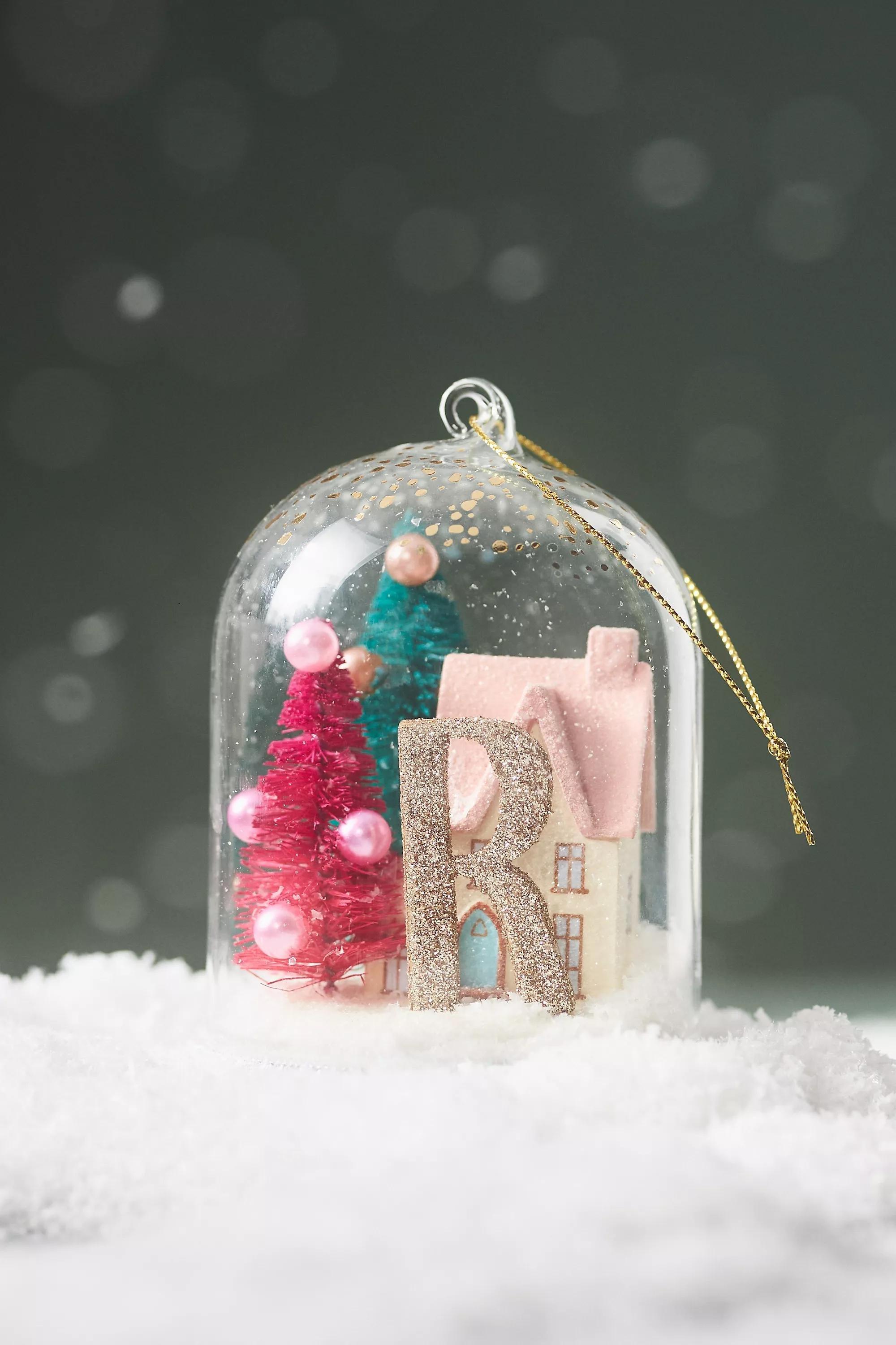 R Home For The Holidays Monogram Ornament, Multicolour, A501_0918, large image number 0