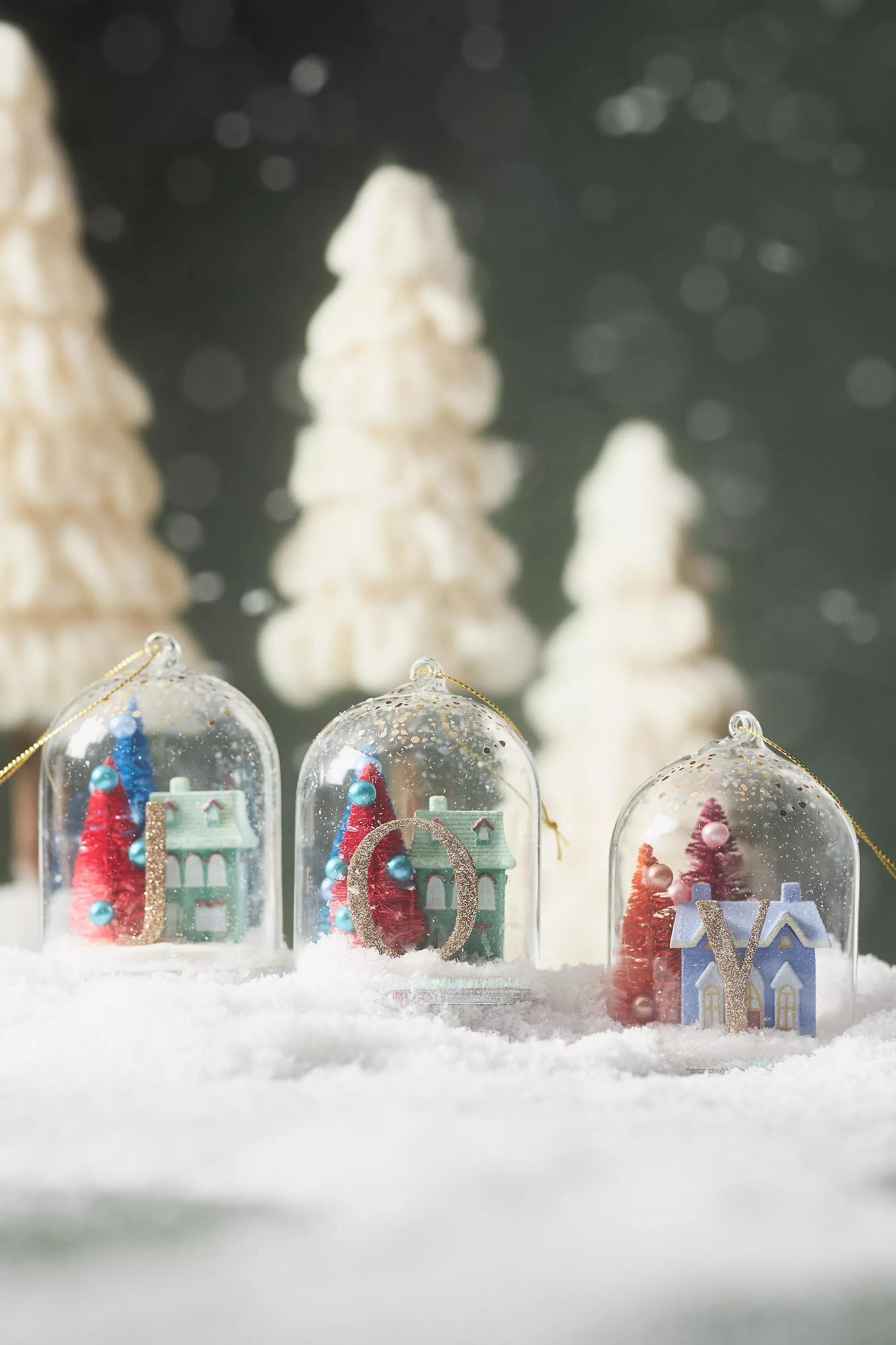 V Home For The Holidays Monogram Ornament, Multicolour, A501_0922, large image number 1