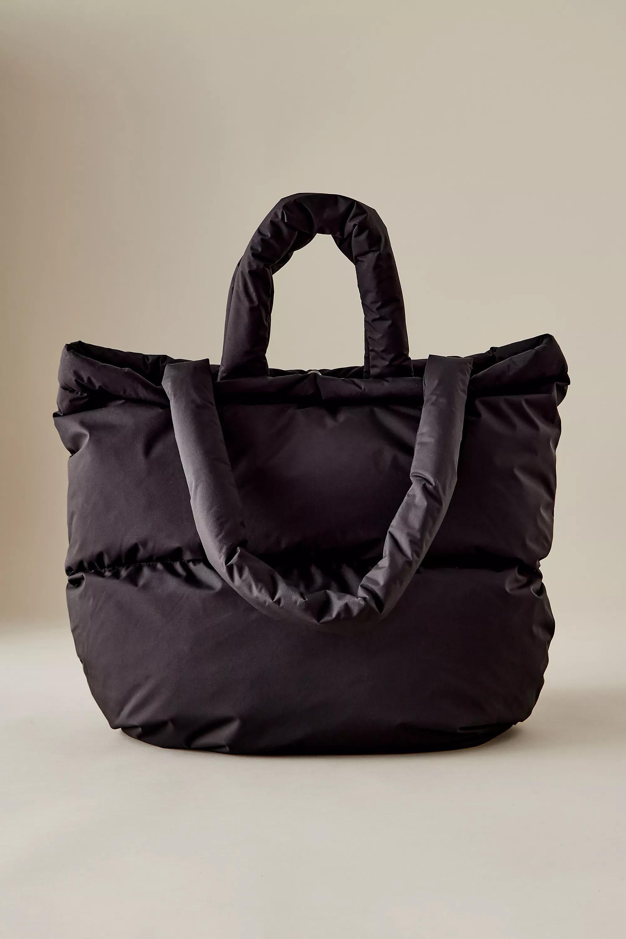 Mads Norgaard Recycle Puffer Tote Bag, Black, A501_0001, large image number 1