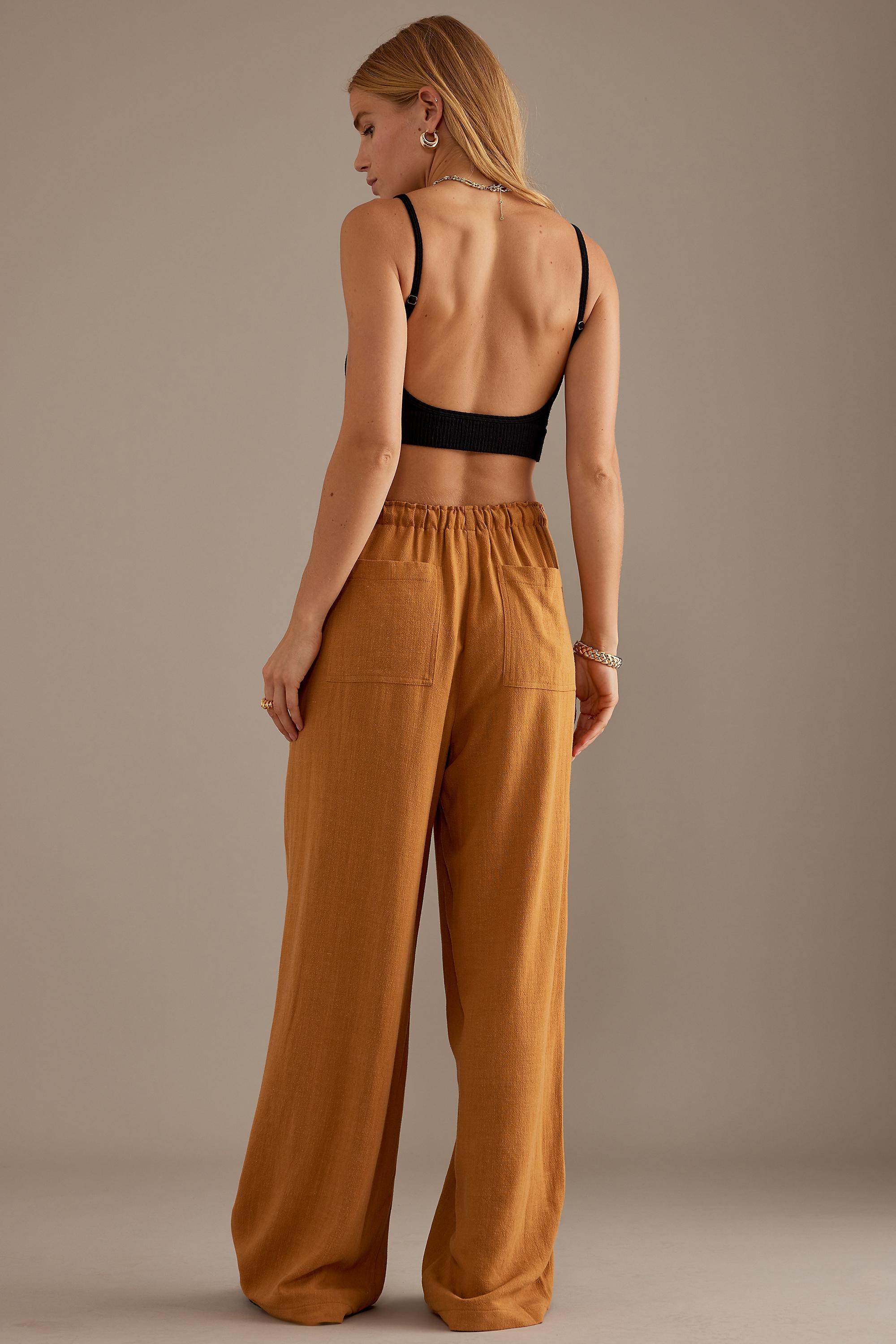 Terra Cotta Relaxed Trousers, Orange, , large image number 2