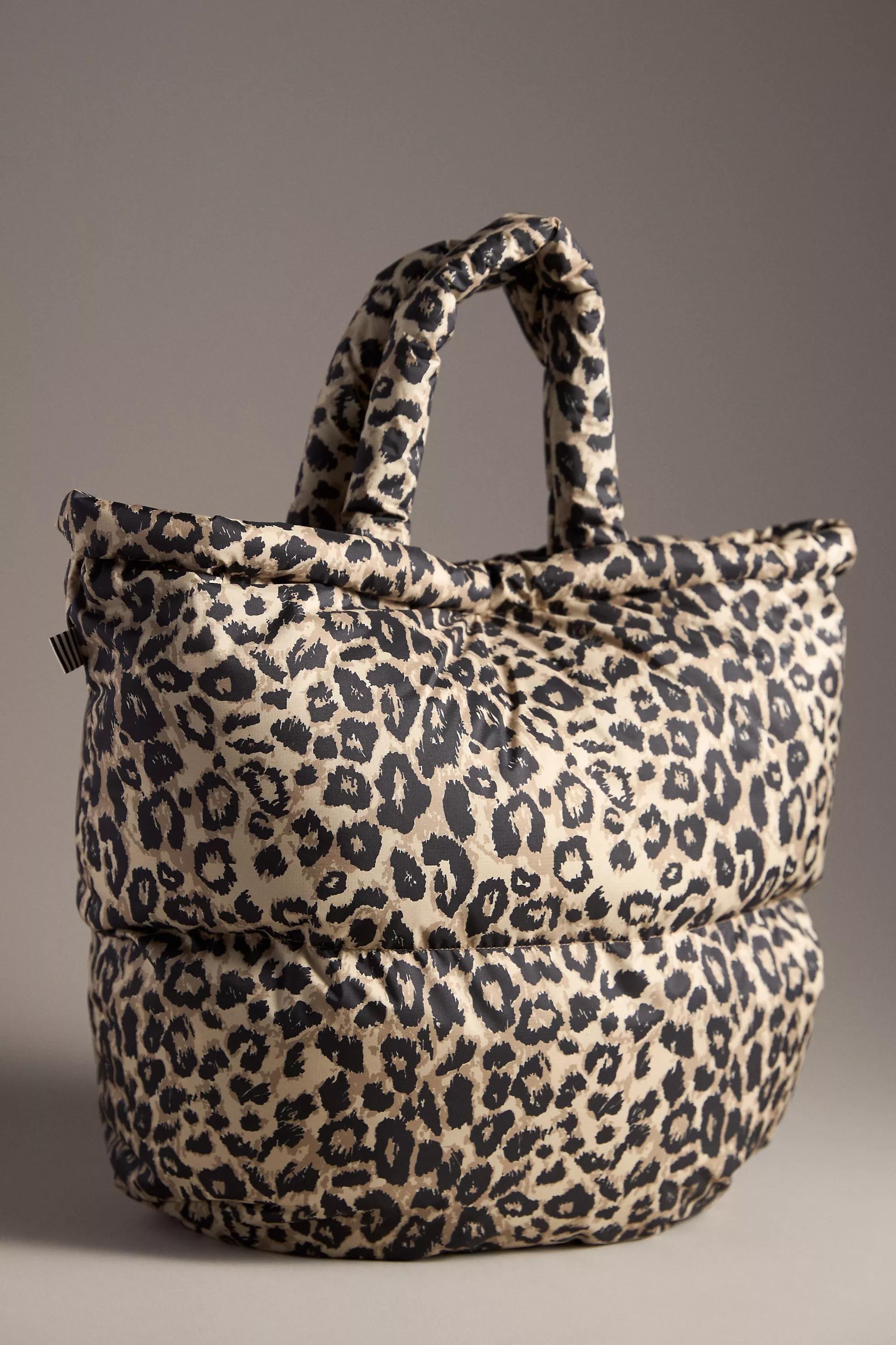 Mads Norgaard Recycle Puffer Tote Bag, Brown, A501_0029, large image number 1