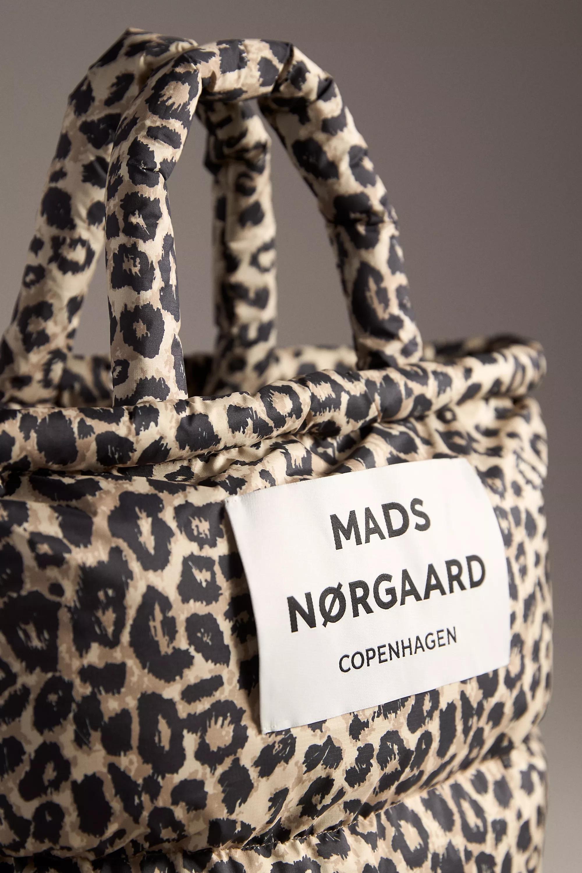 Mads Norgaard Recycle Puffer Tote Bag, Brown, A501_0029, large image number 2