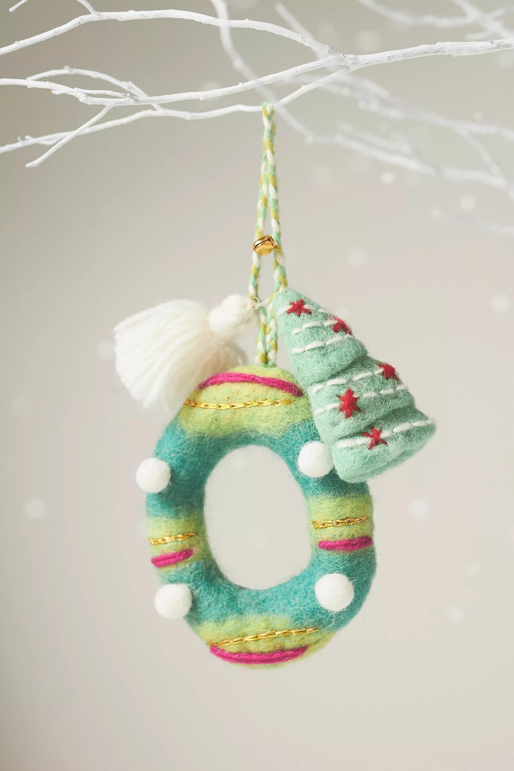 O Jolly Monogram Ornament, Multicolour, A501_0915, large image number 0