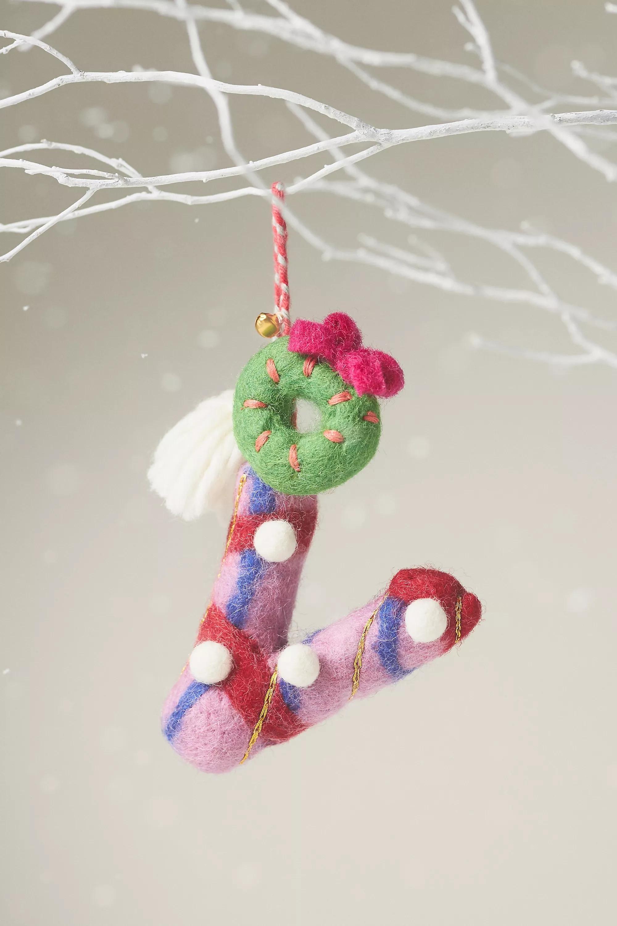 V Jolly Monogram Ornament, Multicolour, A501_0922, large image number 0