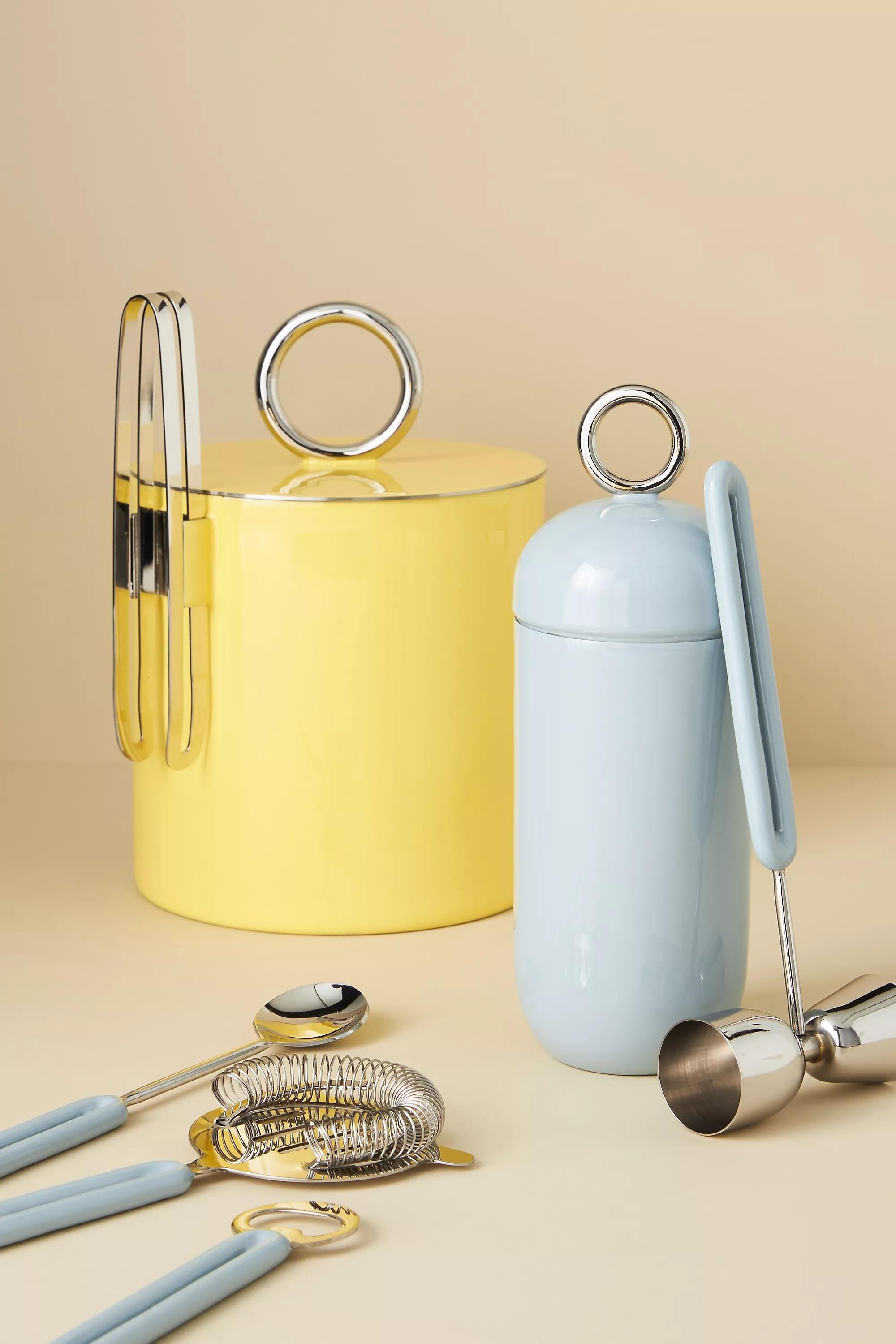 Arlo Cocktail Shaker, Blue, A501_0045, medium