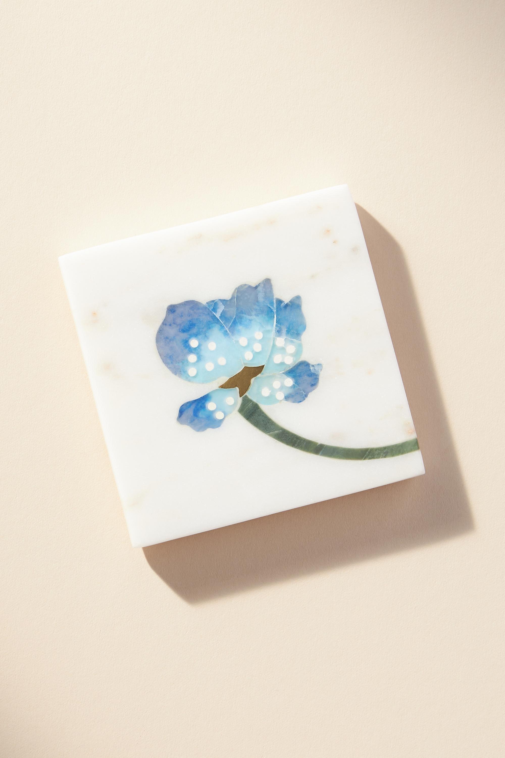 Betsey Coaster Blue Rose, A501_0040, large image number 0