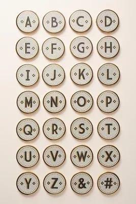 Bistro Tiled Margot Monogram Coaster, S, A501_0919, large image number 3