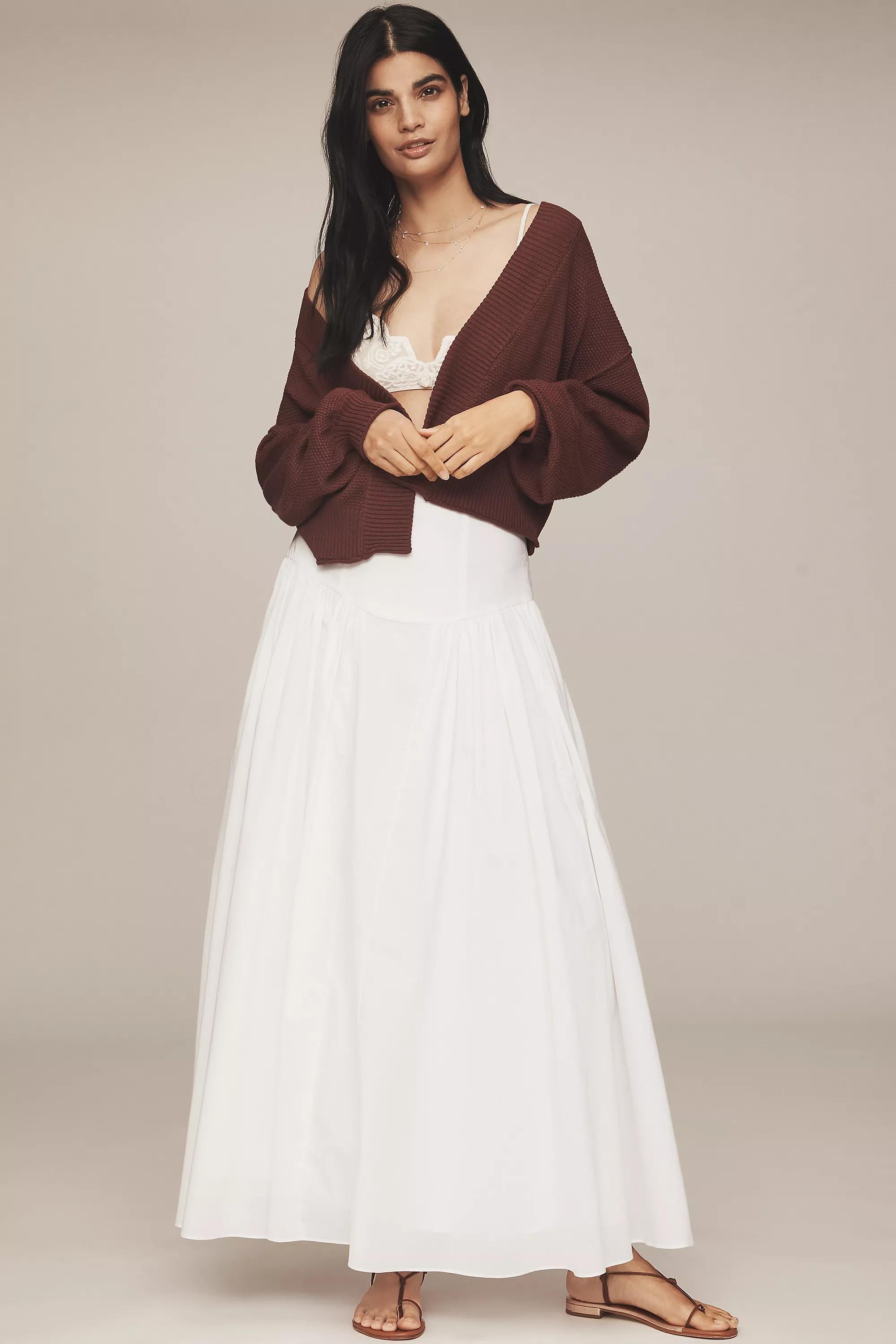 Livvy Waffle Knit Cardigan, Burgundy, A501_0061, medium