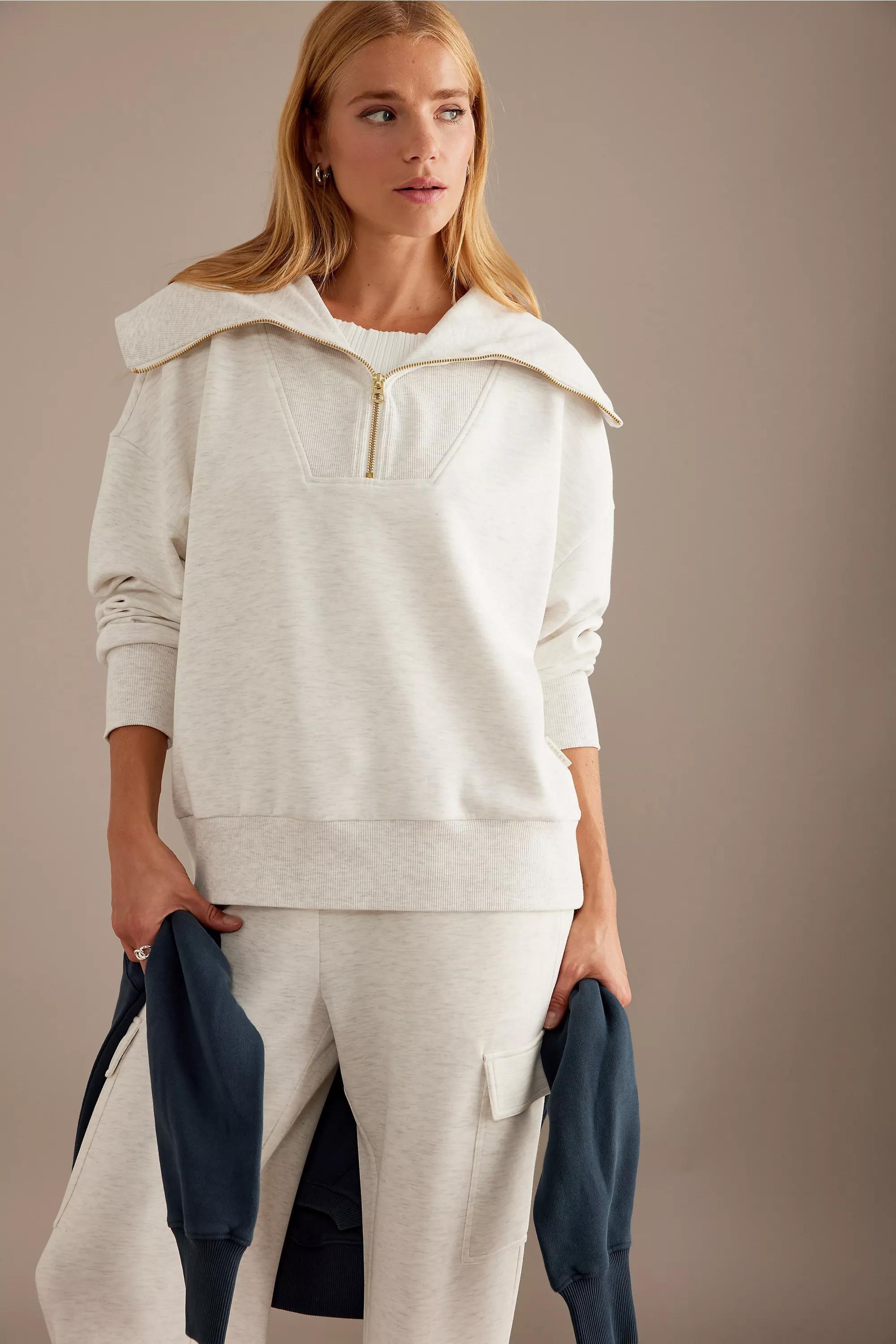 Anthropologie Plain Oversized Joggers, Beige, , large image number 6