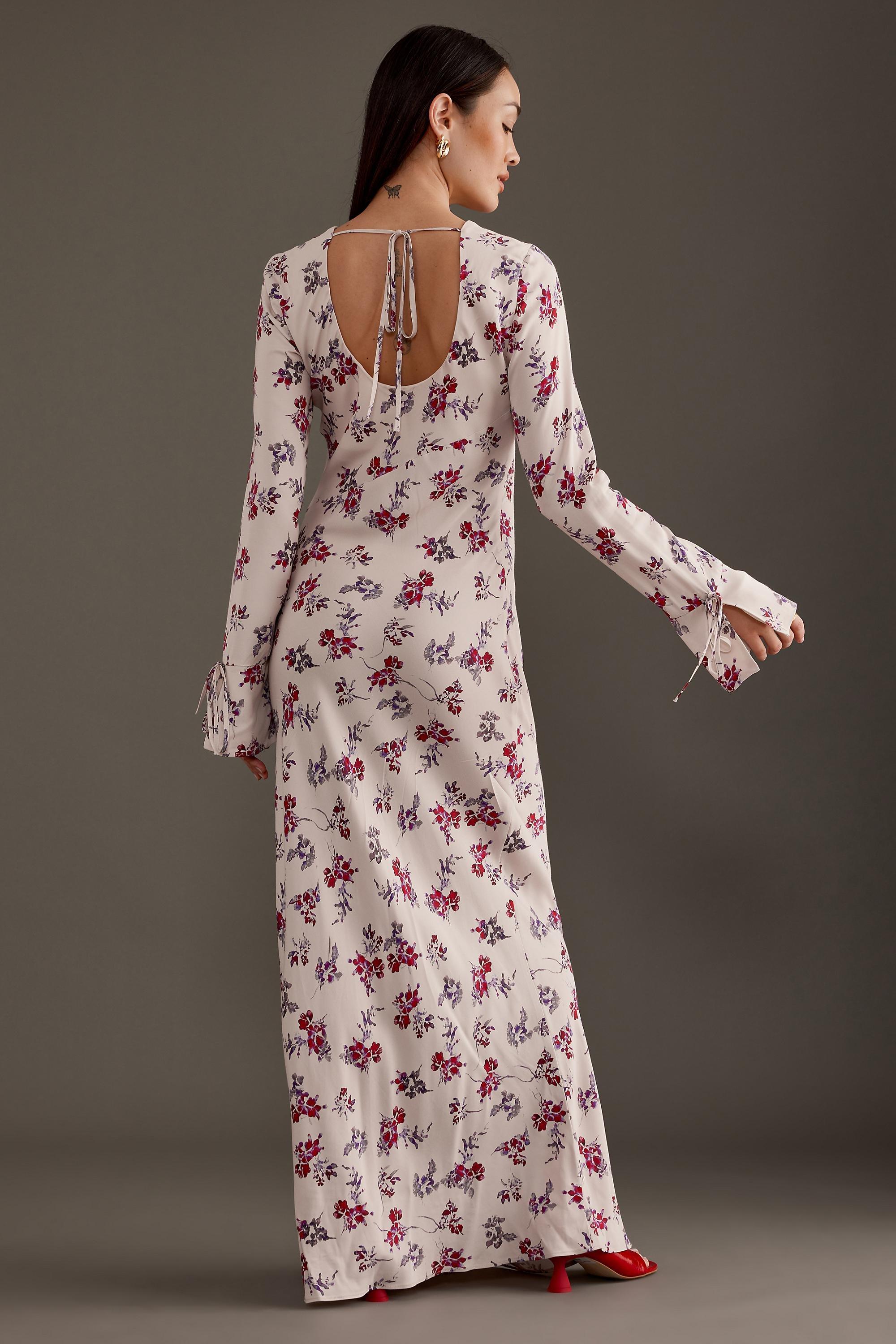 Anthropologie Anthropologie Floral Sheath Maxi Dress Azadea Qatar