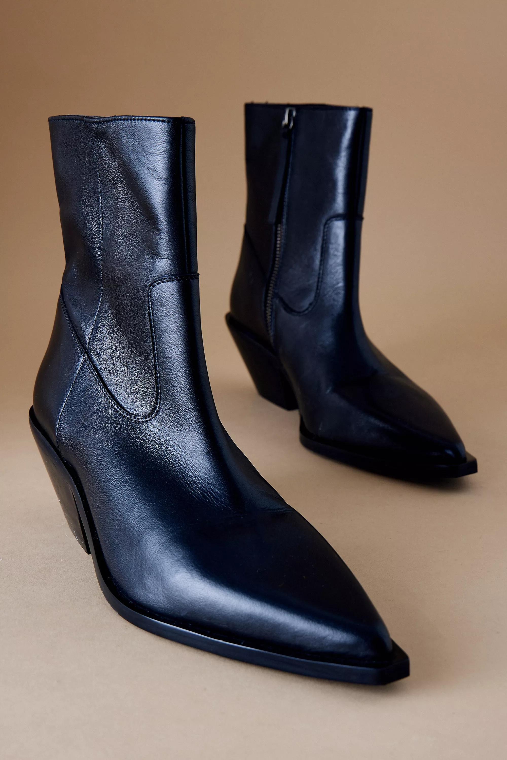 Anthropologie Ankle Boots, Black, , large image number 3