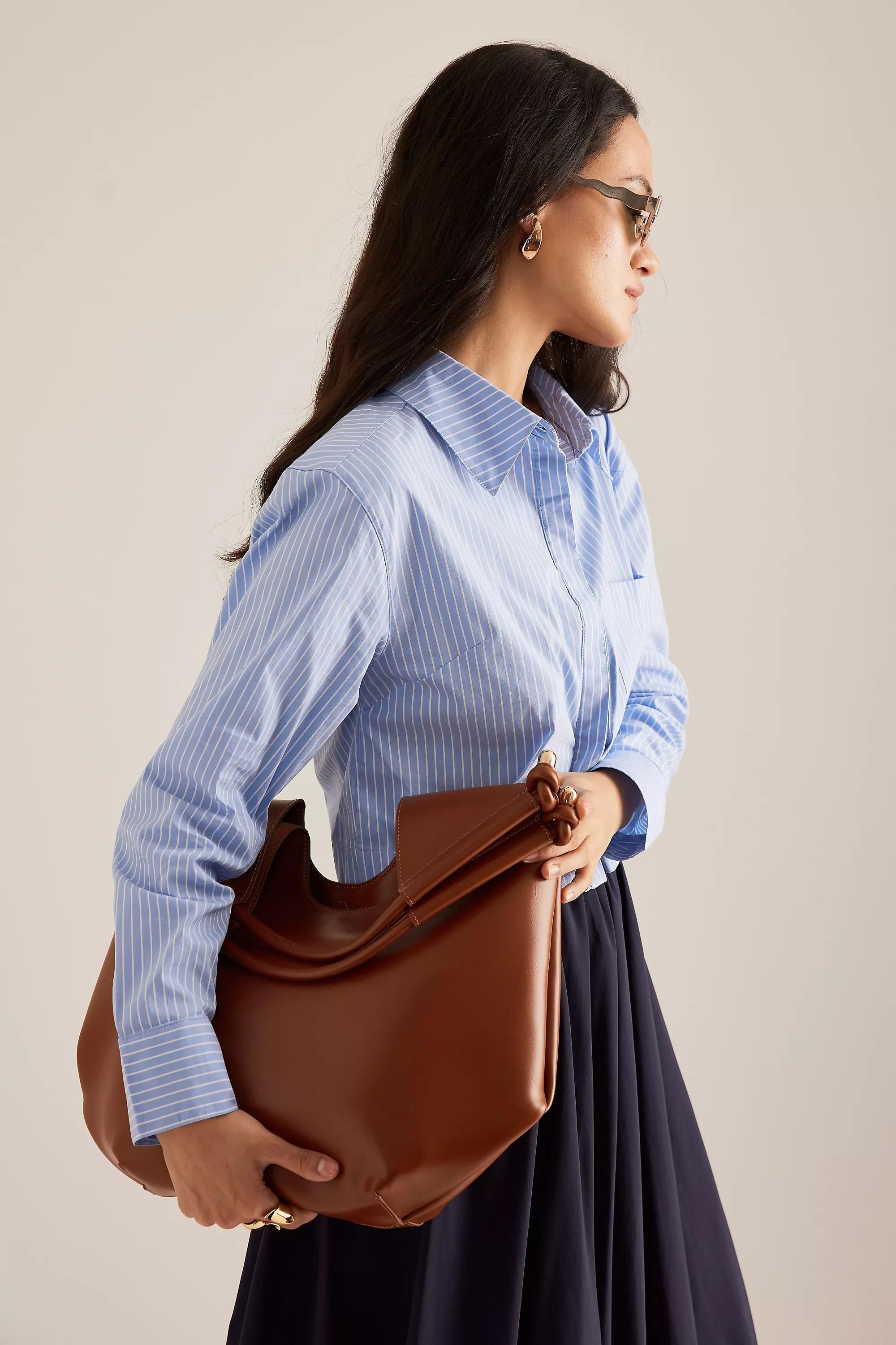 Anthropologie Plain Laptop Bag, Brown, A501_0020, large image number 2