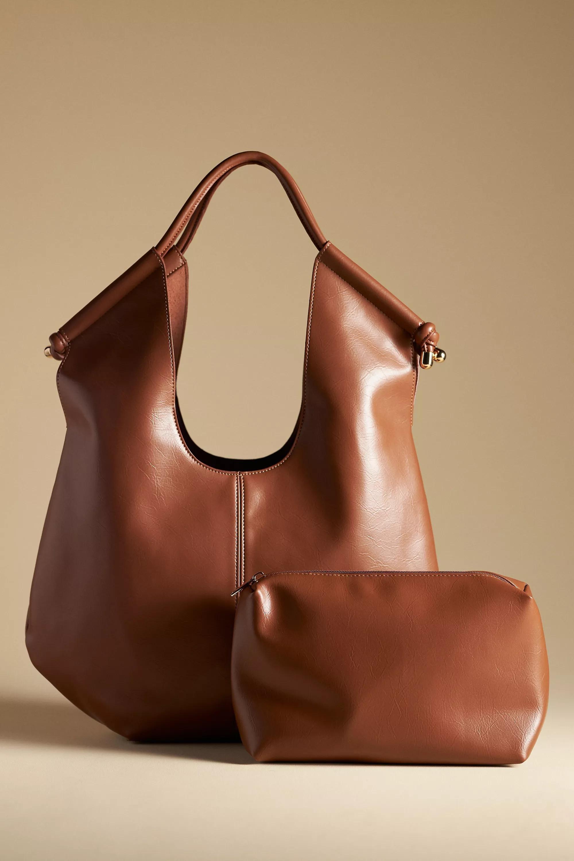 Anthropologie Plain Laptop Bag, Brown, A501_0020, large image number 3