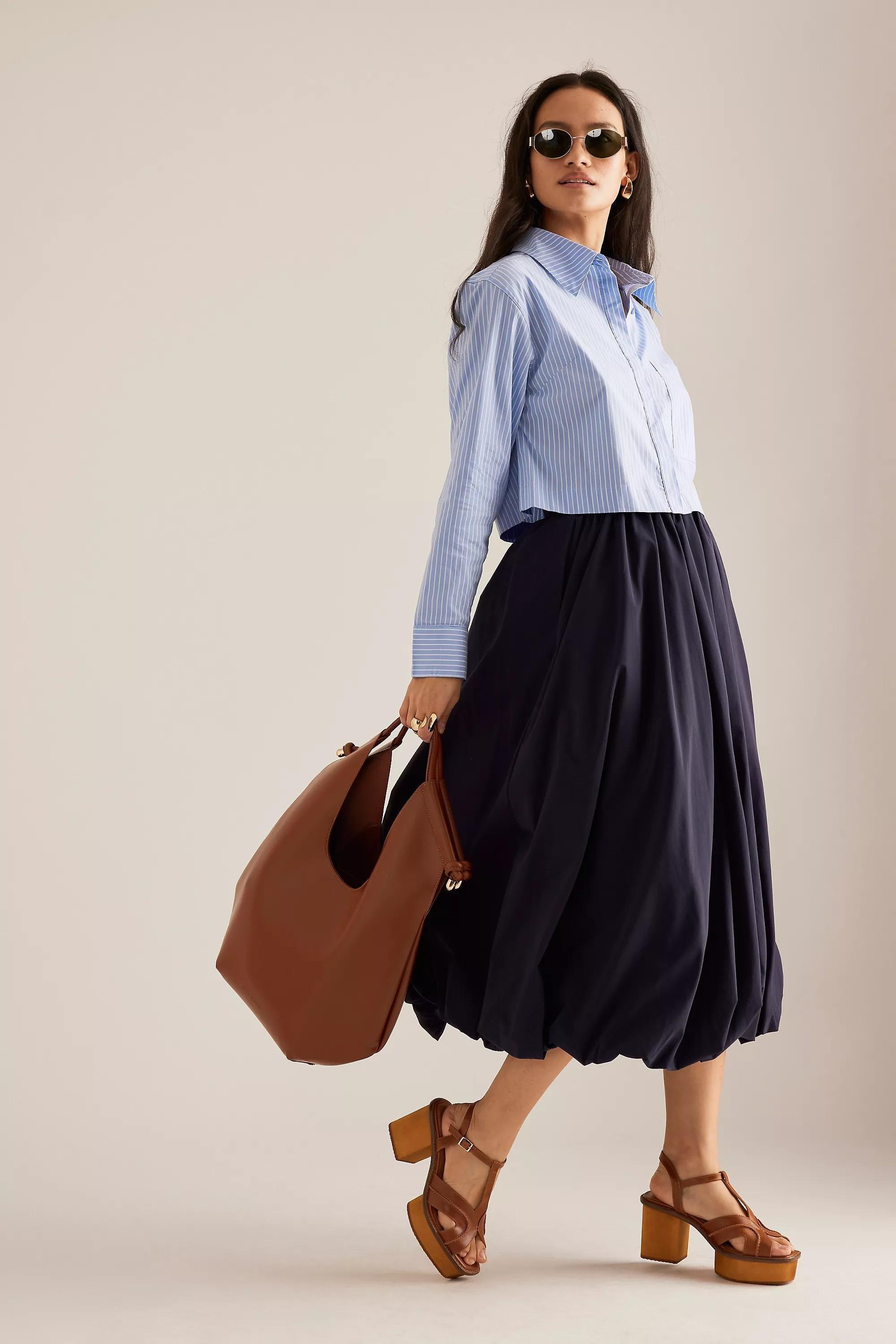 Anthropologie Plain Laptop Bag, Brown, A501_0020, large image number 4