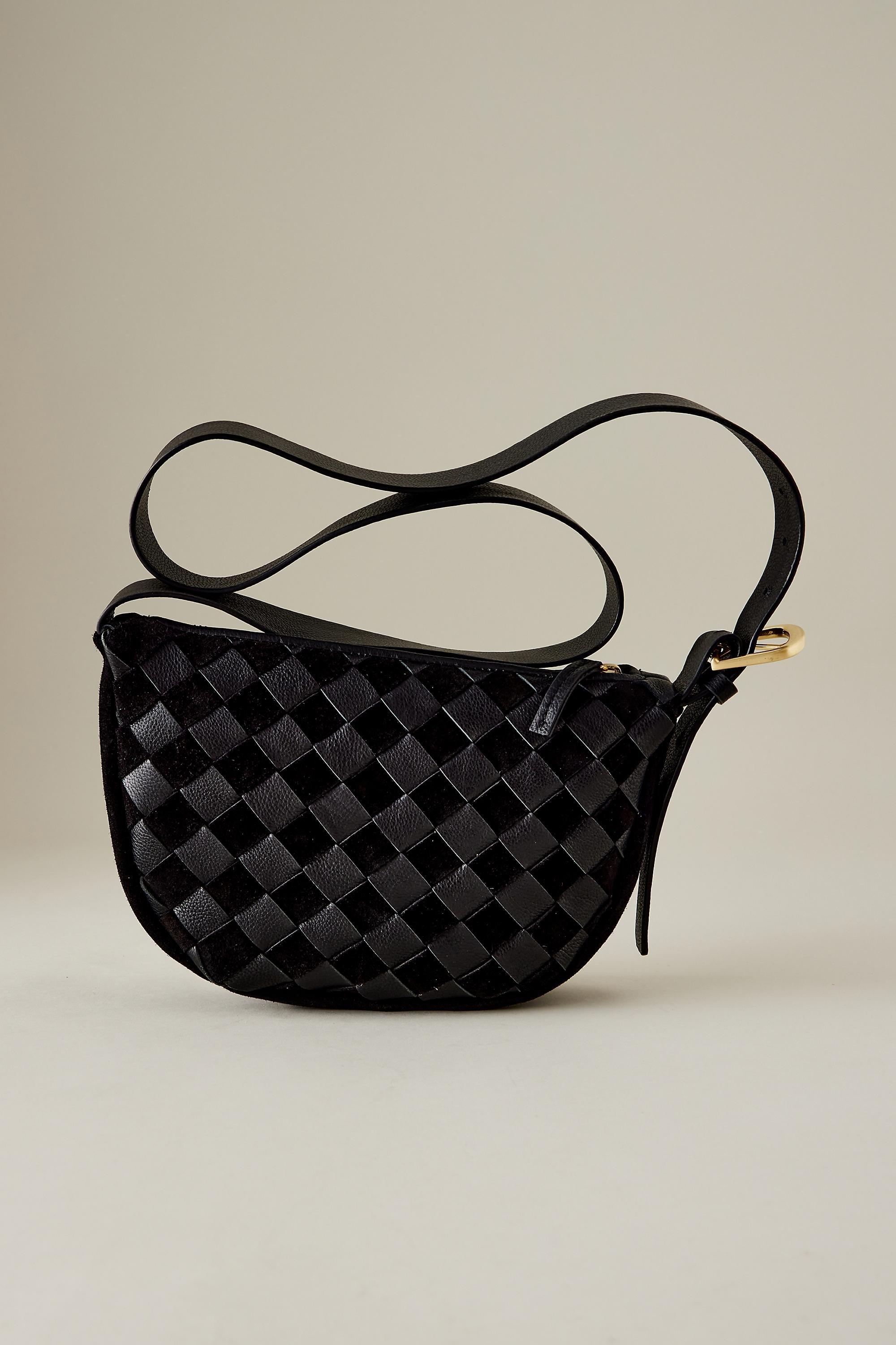 Mini Checkerboard Crossbody Bag, Black, A501_0001, large image number 3