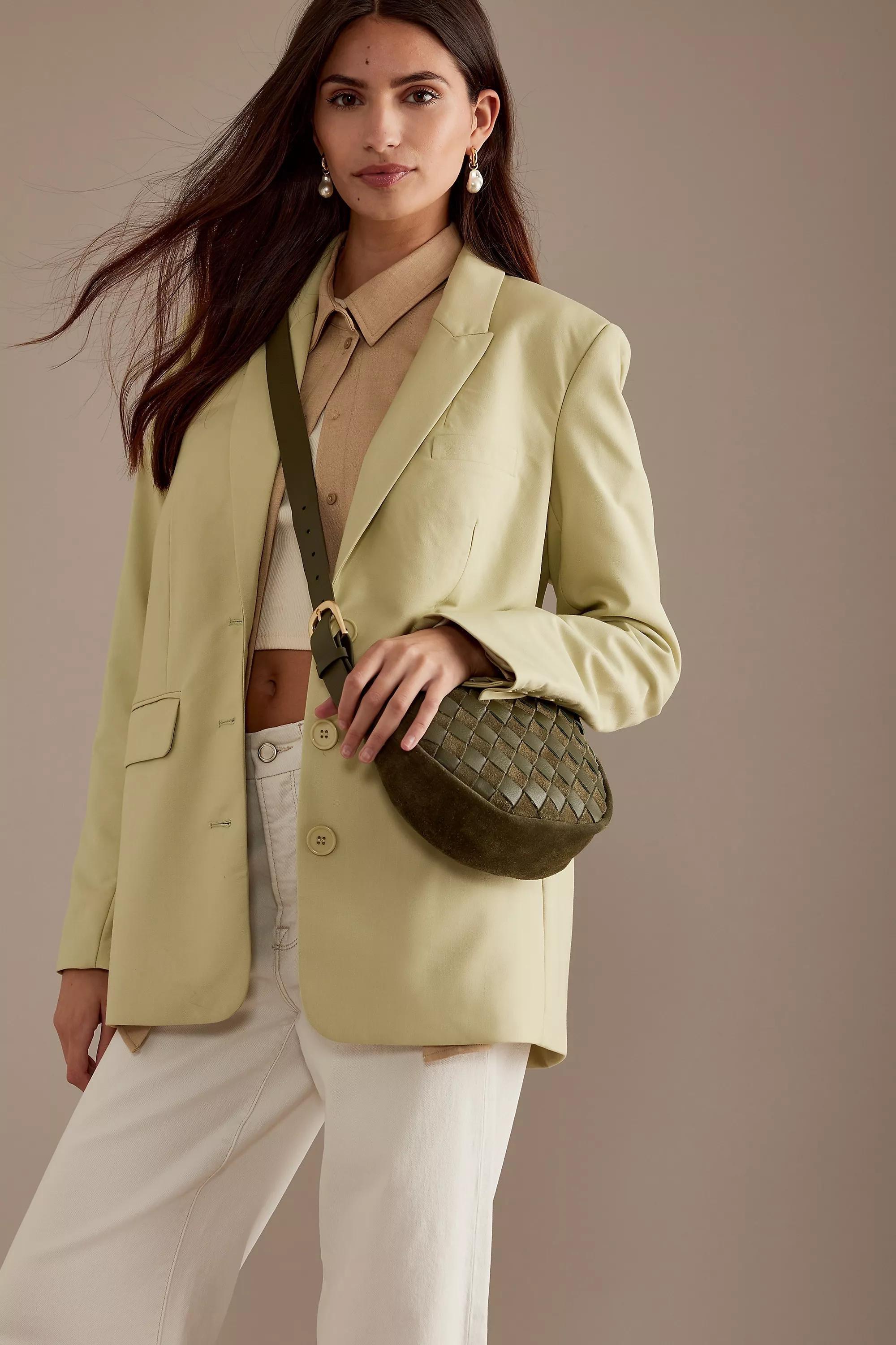 Mini Checkerboard Crossbody Bag, Green, A501_0230, medium