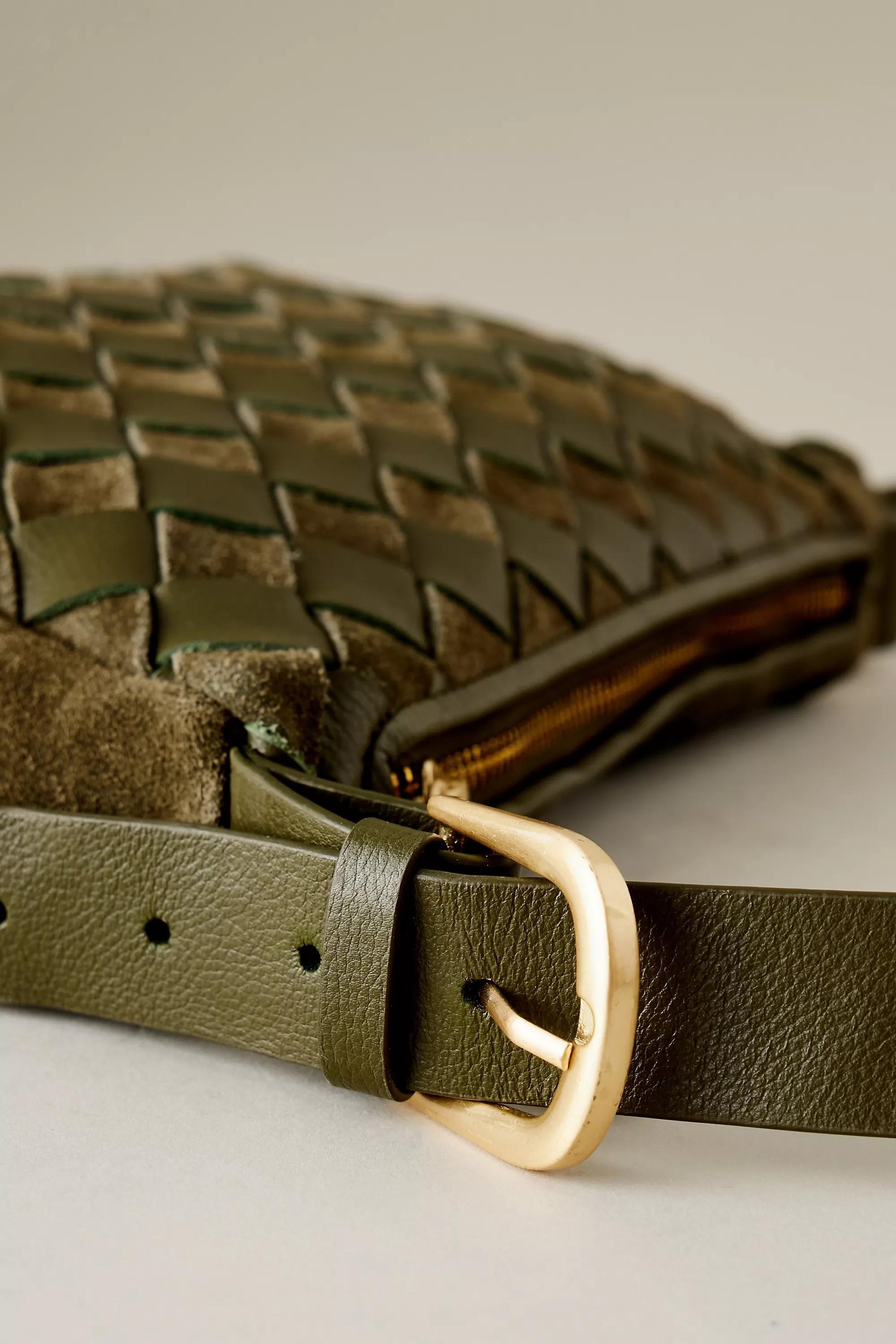 Mini Checkerboard Crossbody Bag, Green, A501_0230, medium