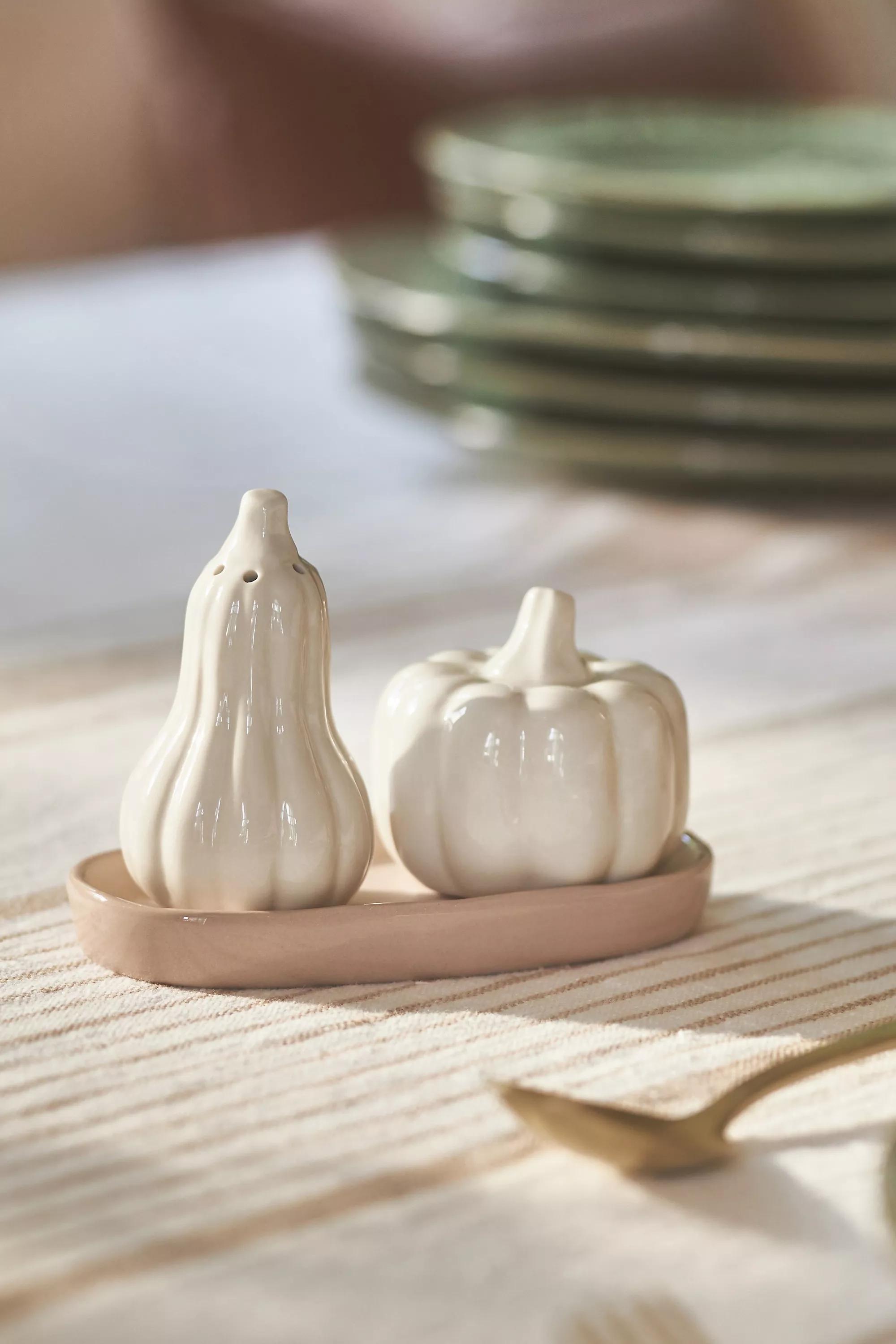 NEUTR Cindy Pumpkin Salt & Pepper Shakers, A501_0014, large image number 1