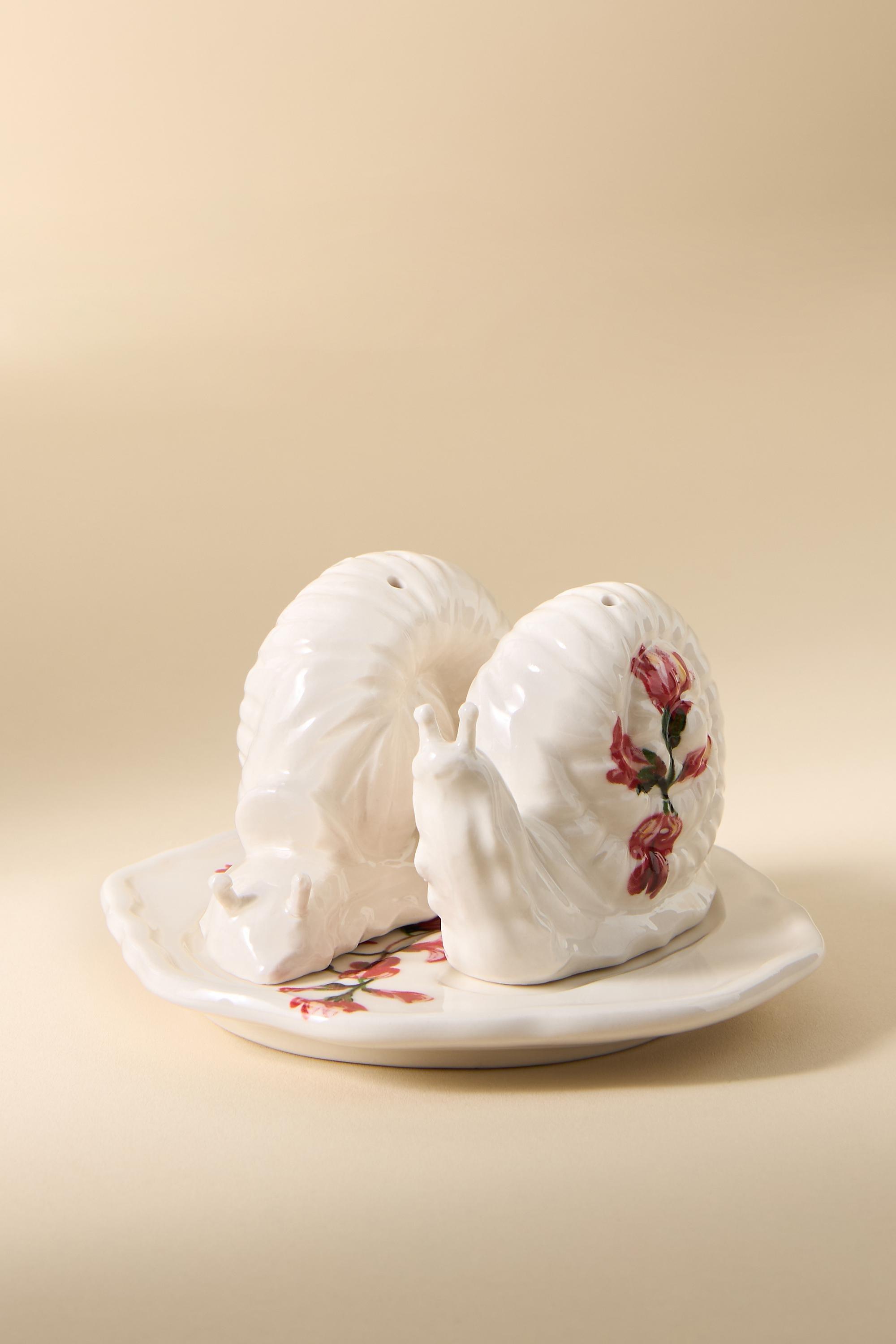 NEUTR MOT Nathalie Lete Snail Salt & Pepper Shakers, A501_0015, large image number 2