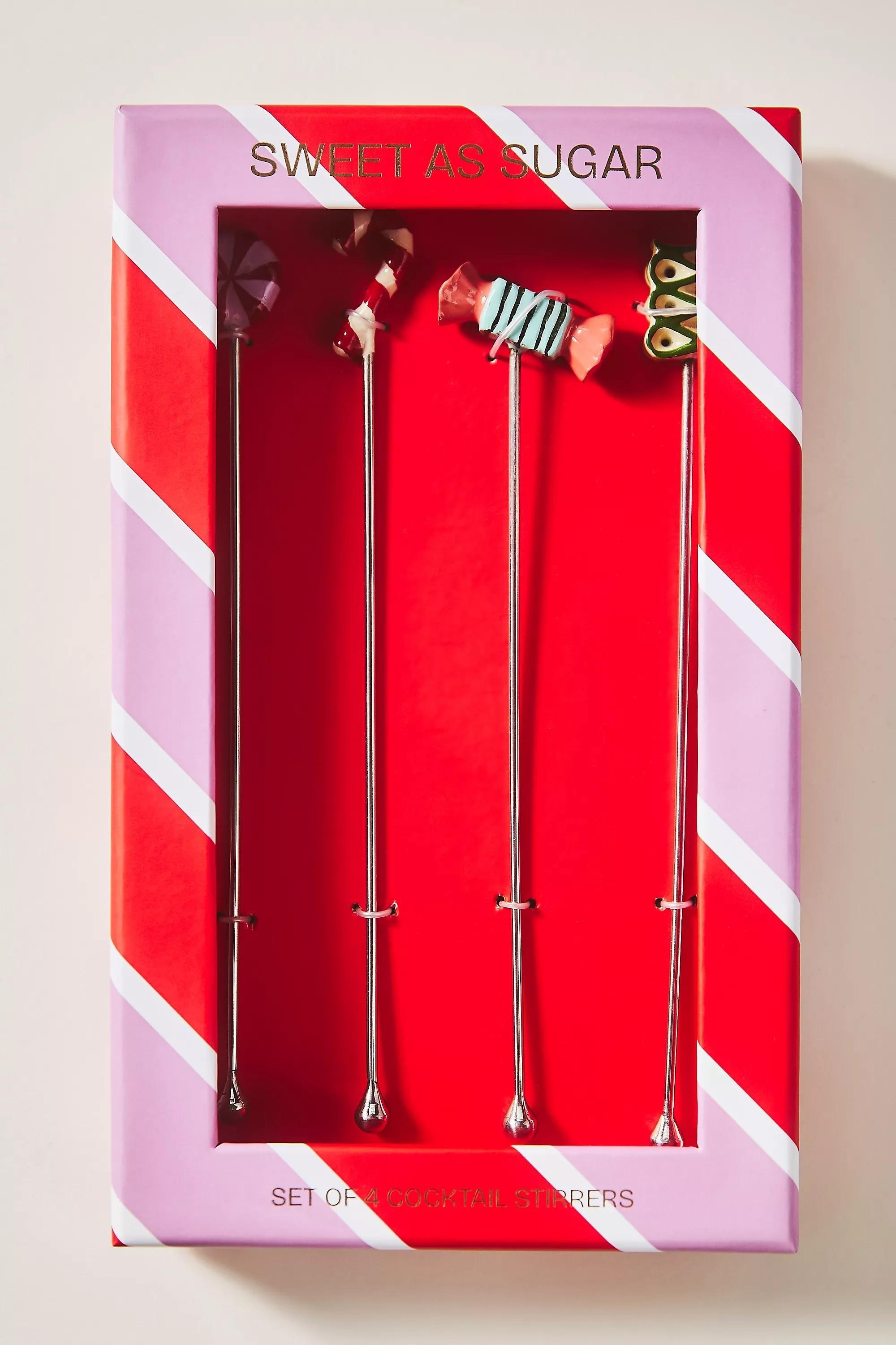 Bon-Bon Cocktail Stirrers, Set Of 4, Multicolour, A501_0000, medium