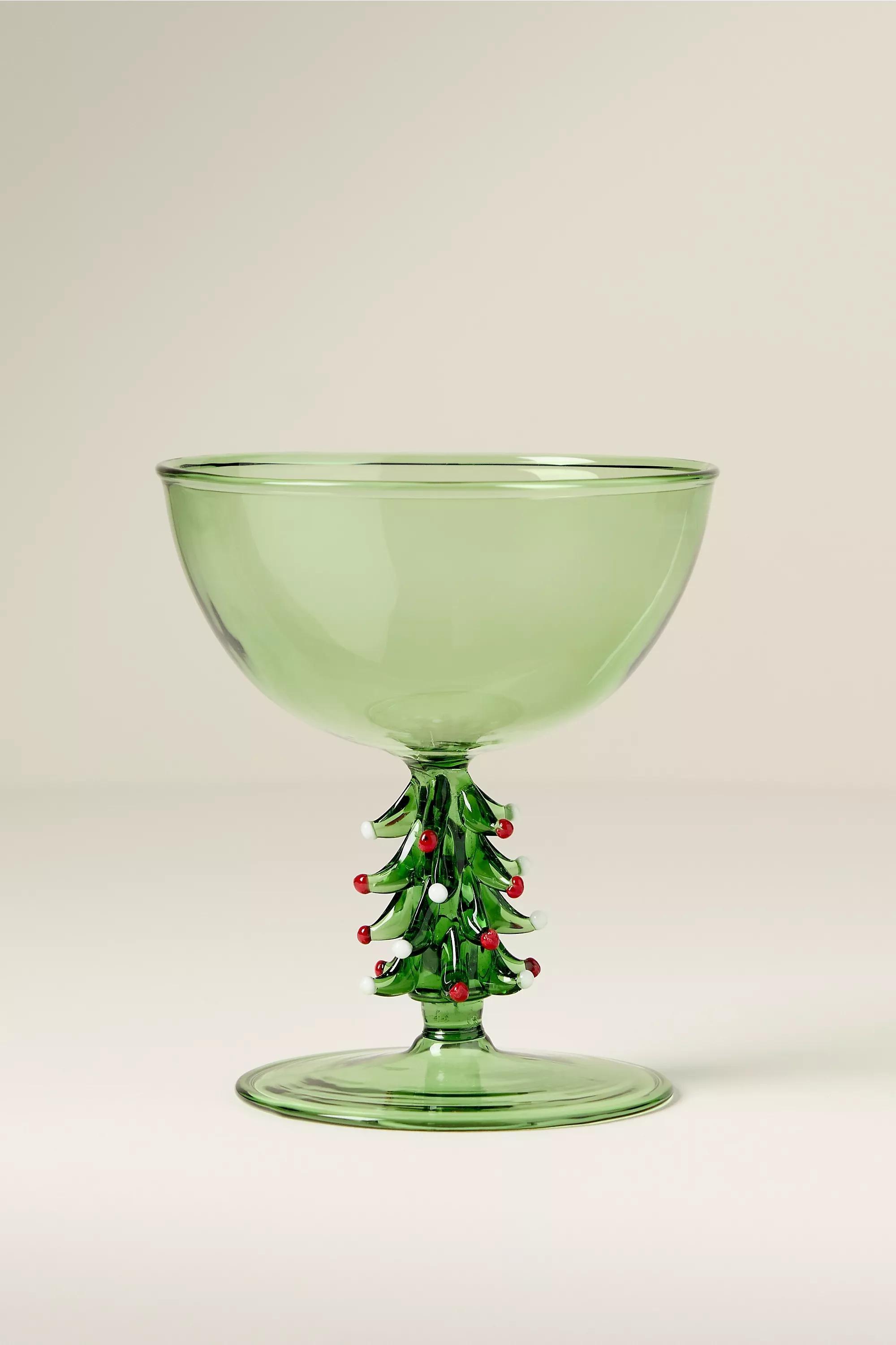 Clara Coupe Glass, Green, Green, large image number 1