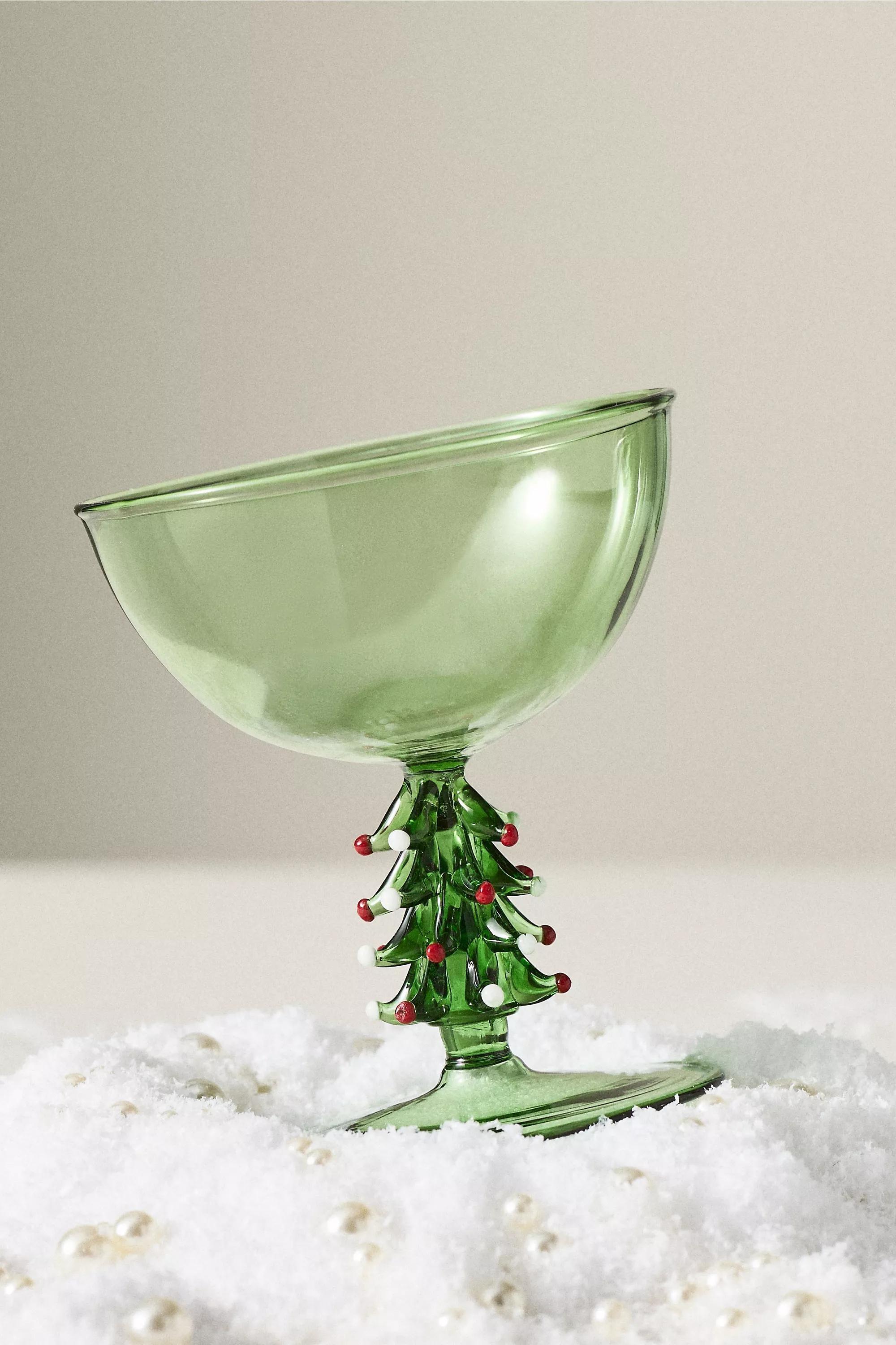 Clara Coupe Glass, Green, Green, large image number 5
