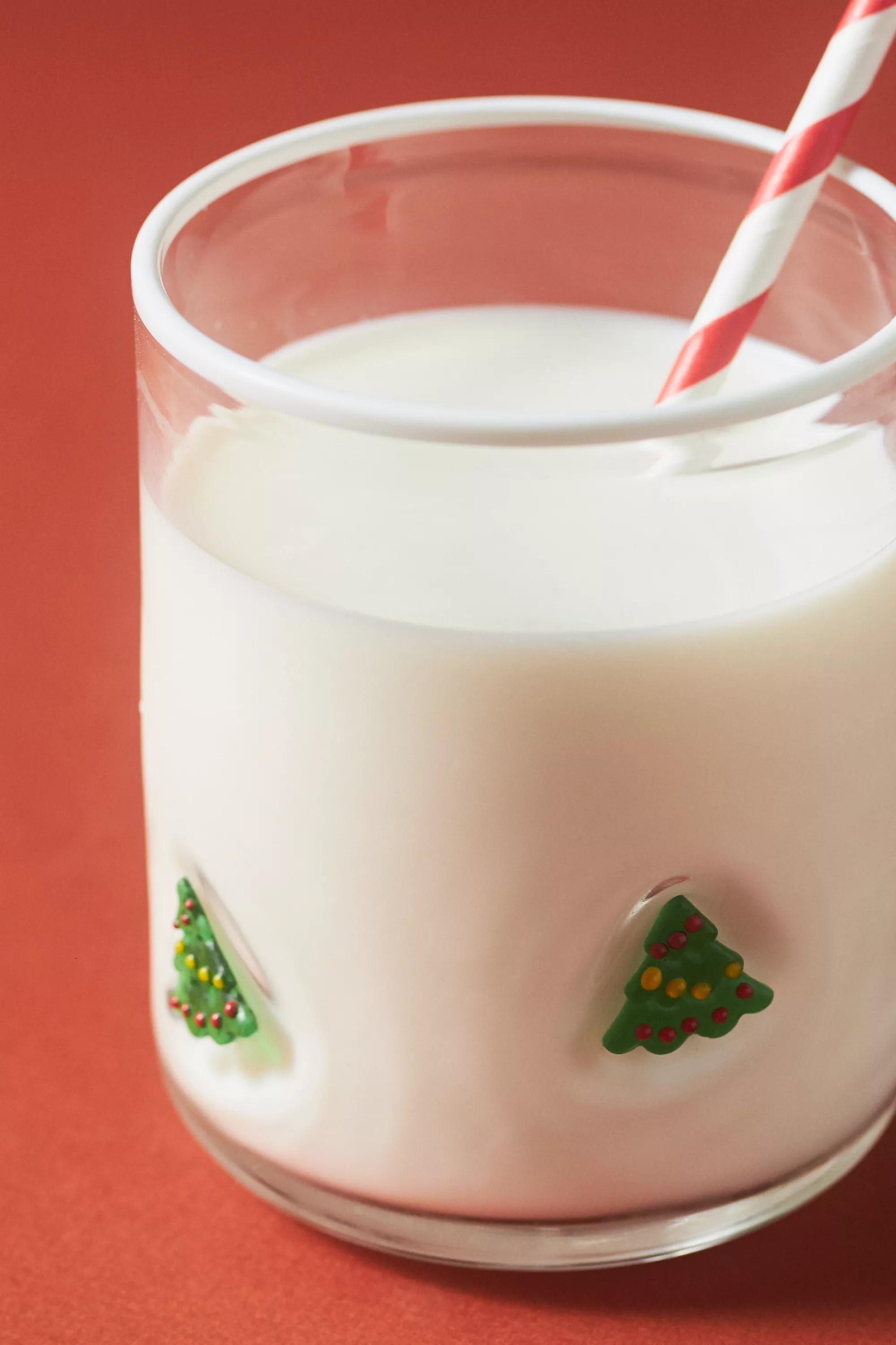 Festive Icon Juice Glass, Green, A501_0030, large image number 1