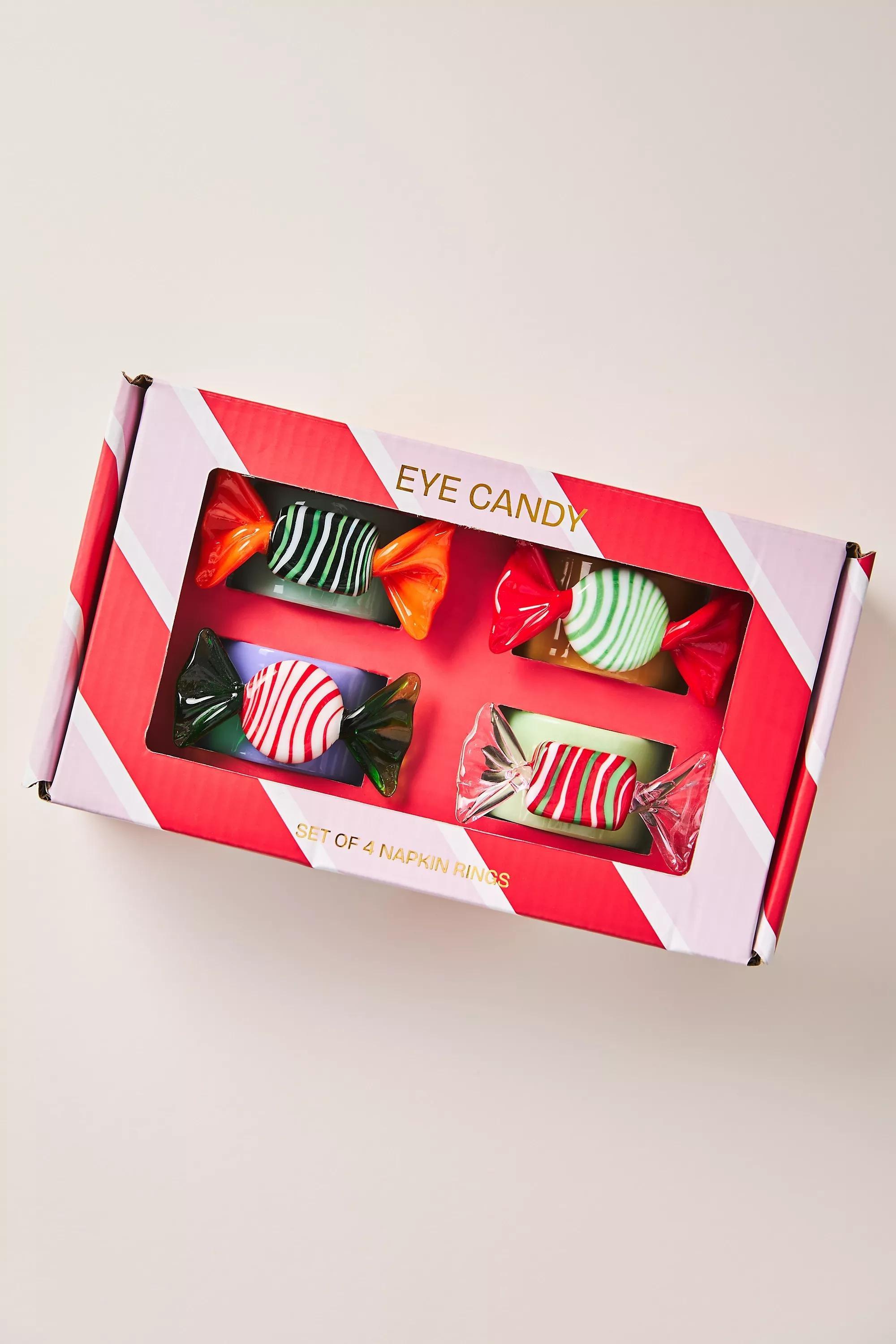 Bon Bon Napkin Rings, Set Of 4, Multicolour, A501_0000, large image number 1