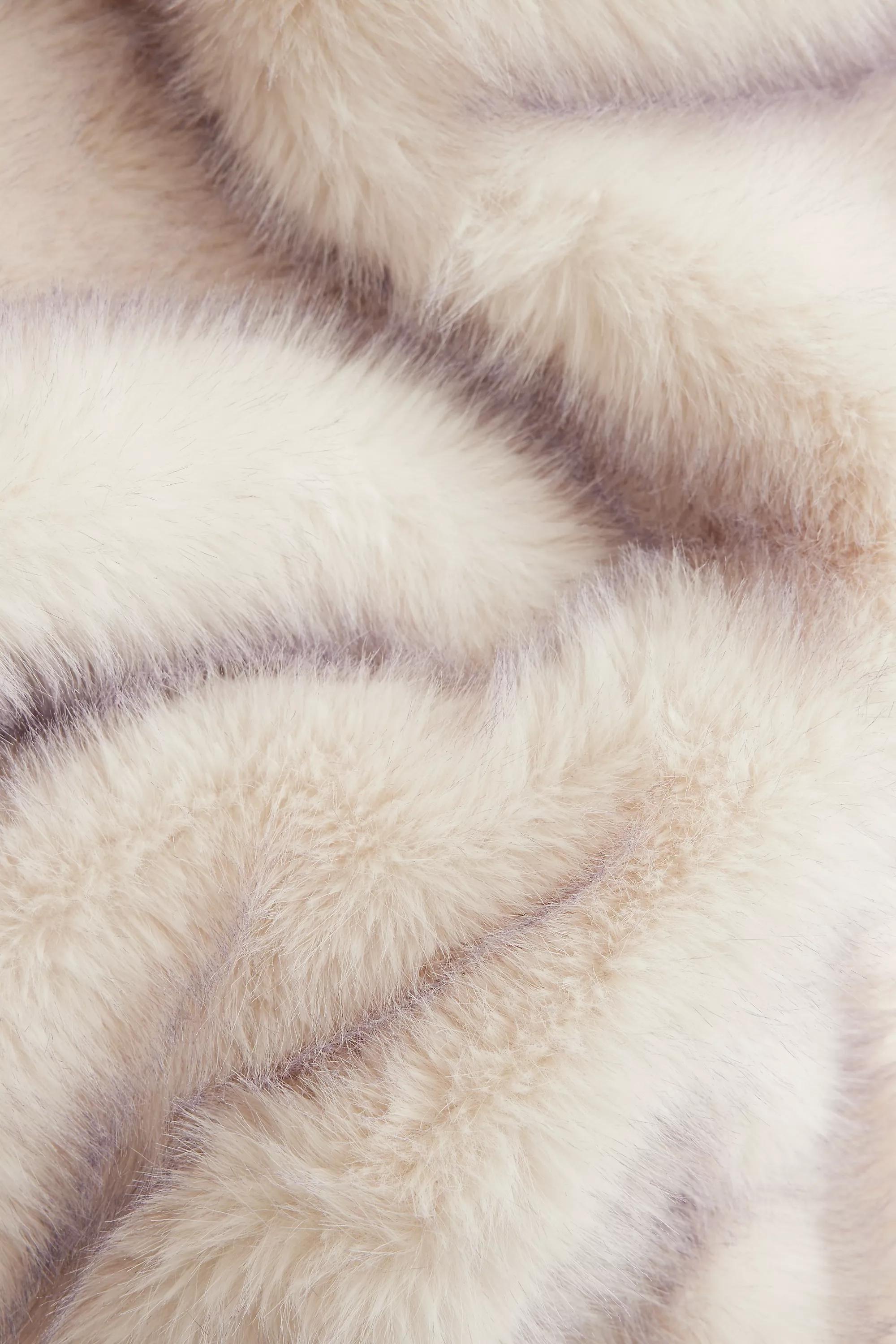Plum The Chloe Faux-Fur Throw Blanket, A501_0052, large image number 1