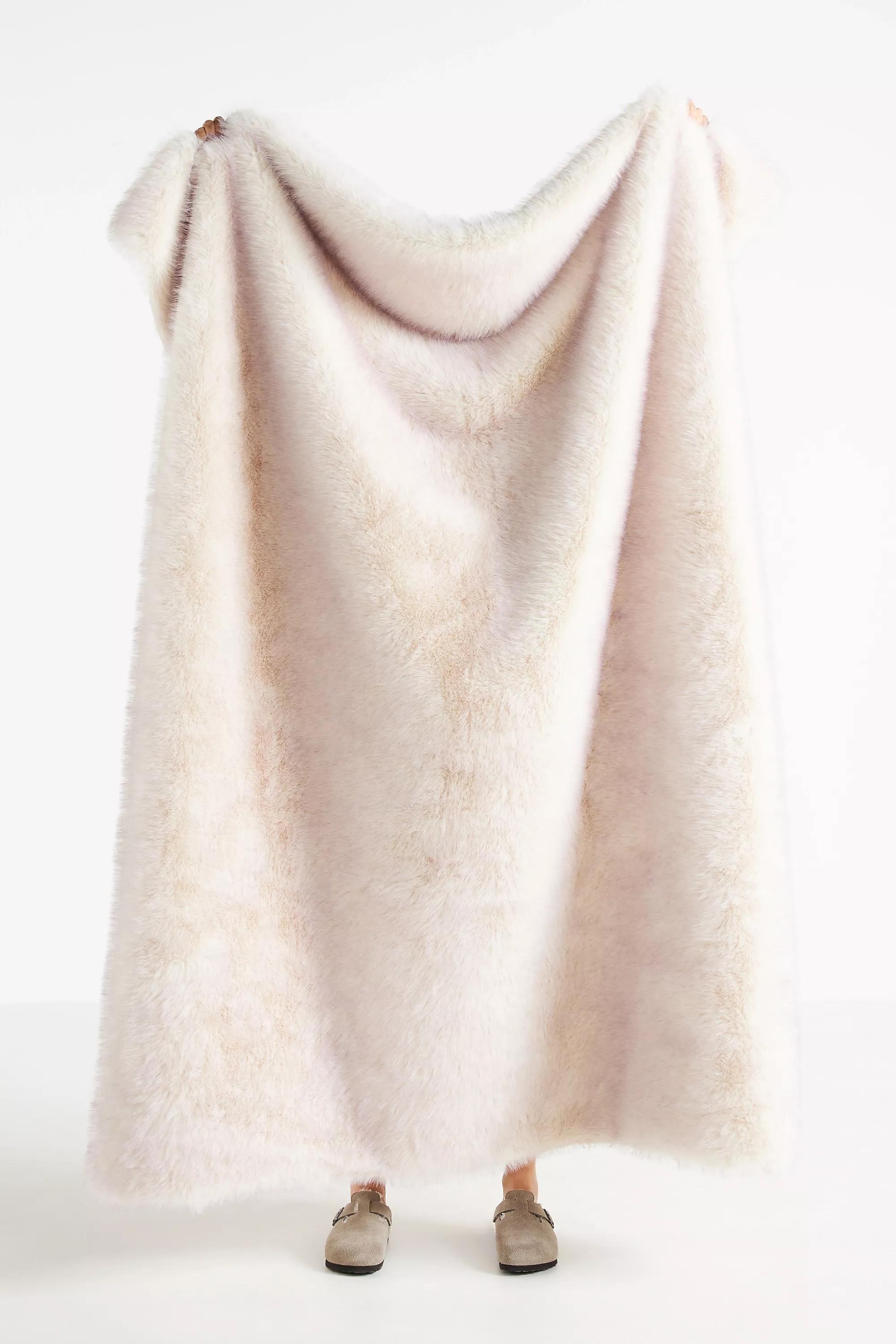 Plum The Chloe Faux-Fur Throw Blanket, A501_0052, large image number 3