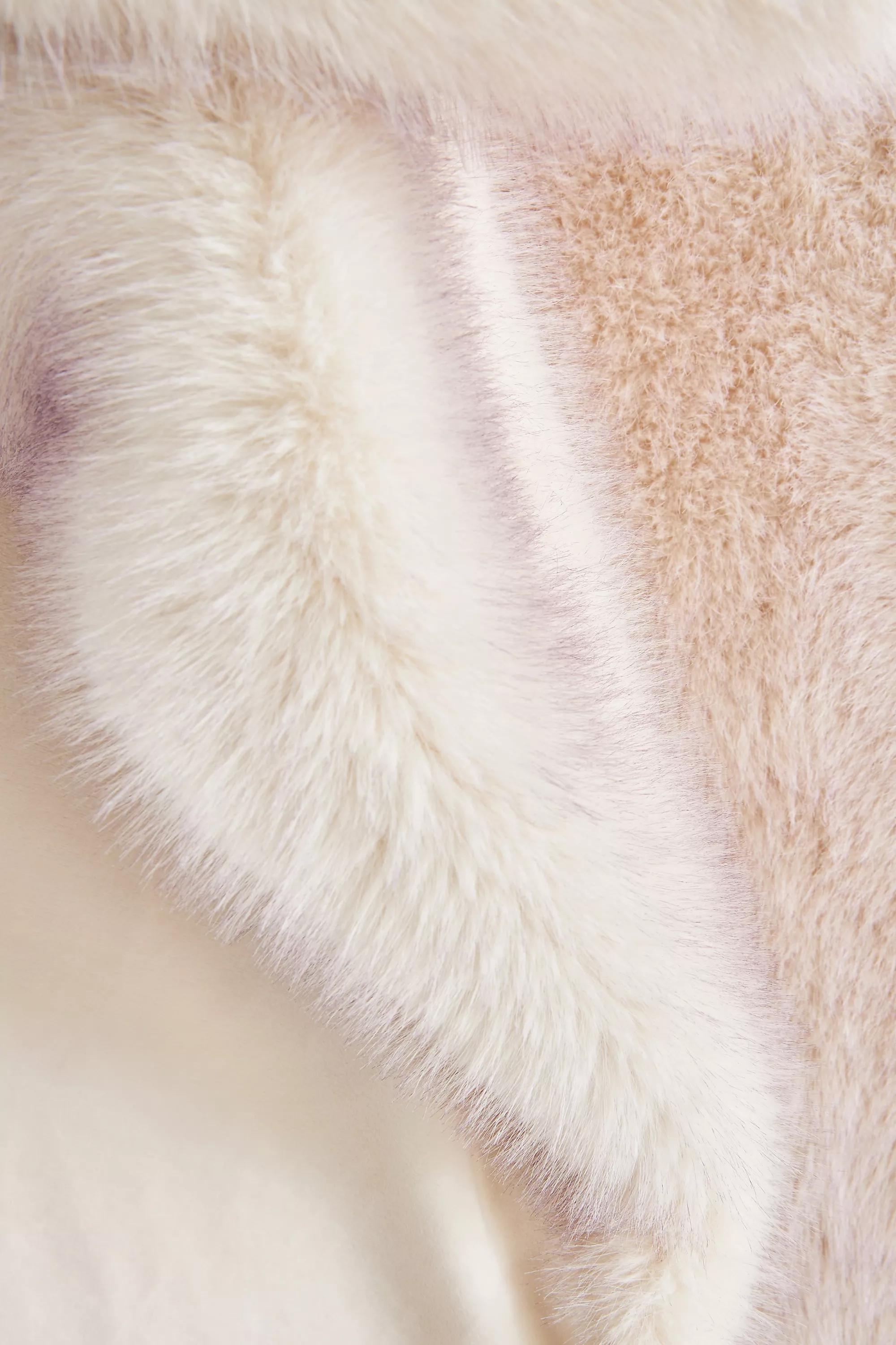 Plum The Chloe Faux-Fur Throw Blanket, A501_0052, large image number 5