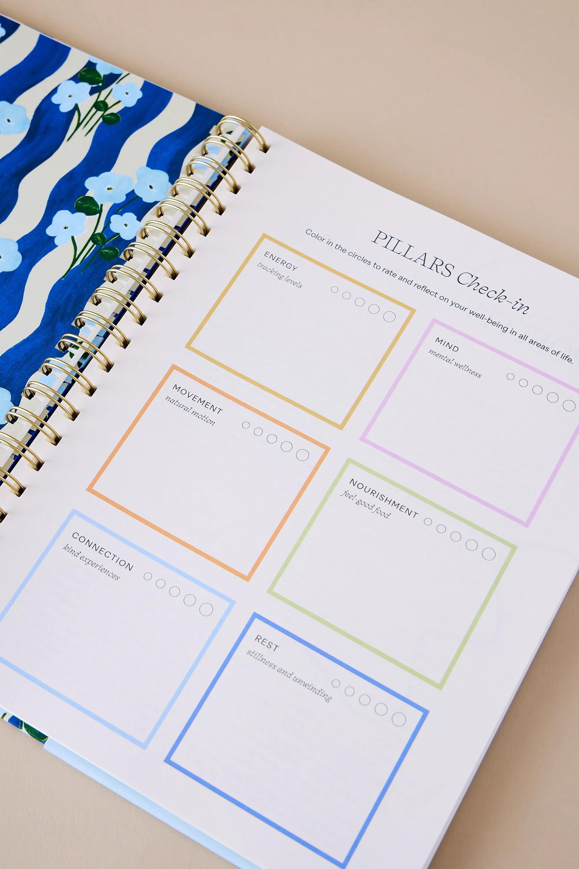 Papier Spiral Wellness Journal, Blue, A501_0040, large image number 1