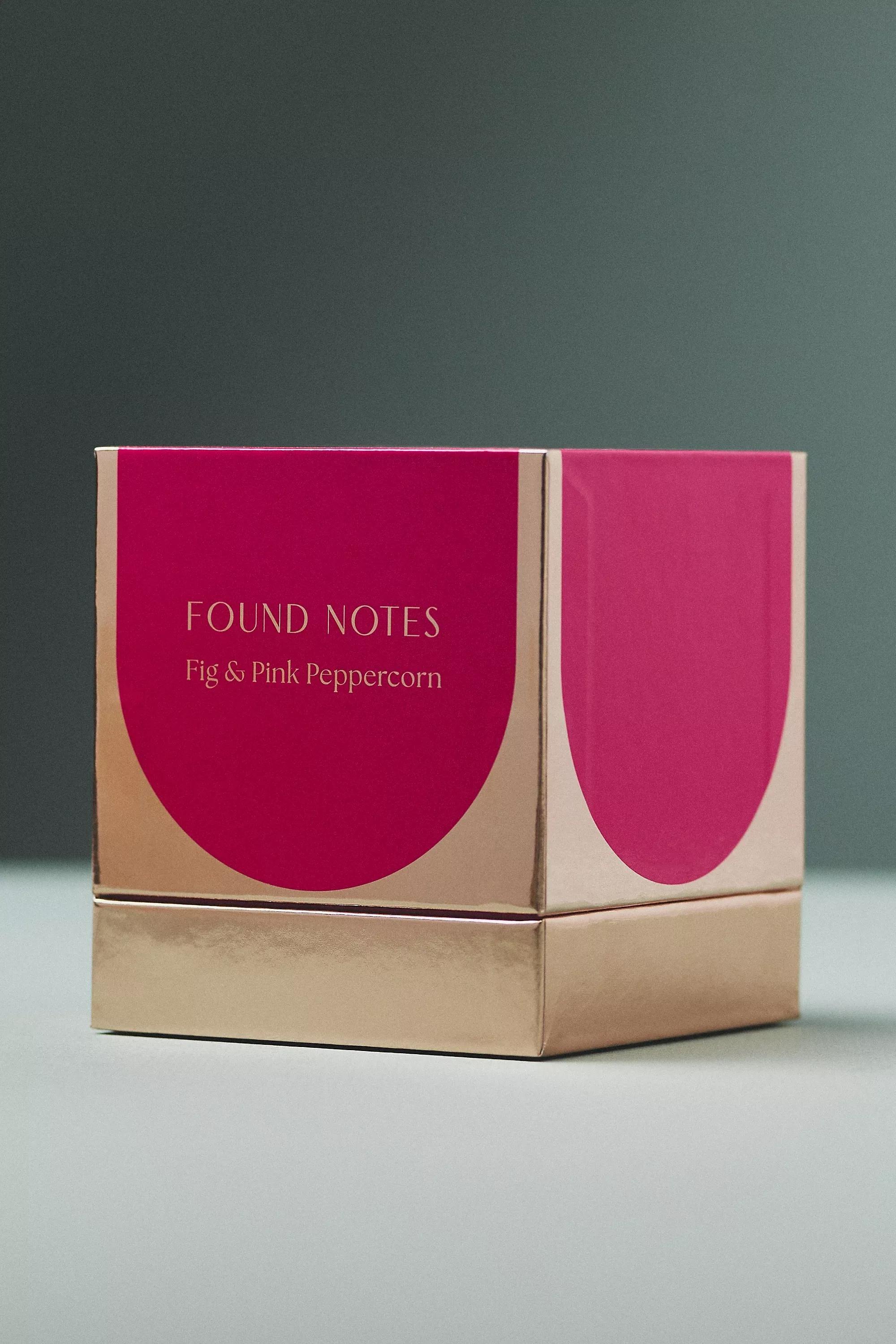 Found Notes Fresh Fig & Pink Peppercorn Boxed Candle, Purple, A501_0516, medium