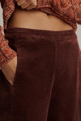 The Izzie Relaxed Pull-On Barrel Pants, Burgundy, A501_0052, large image number 5